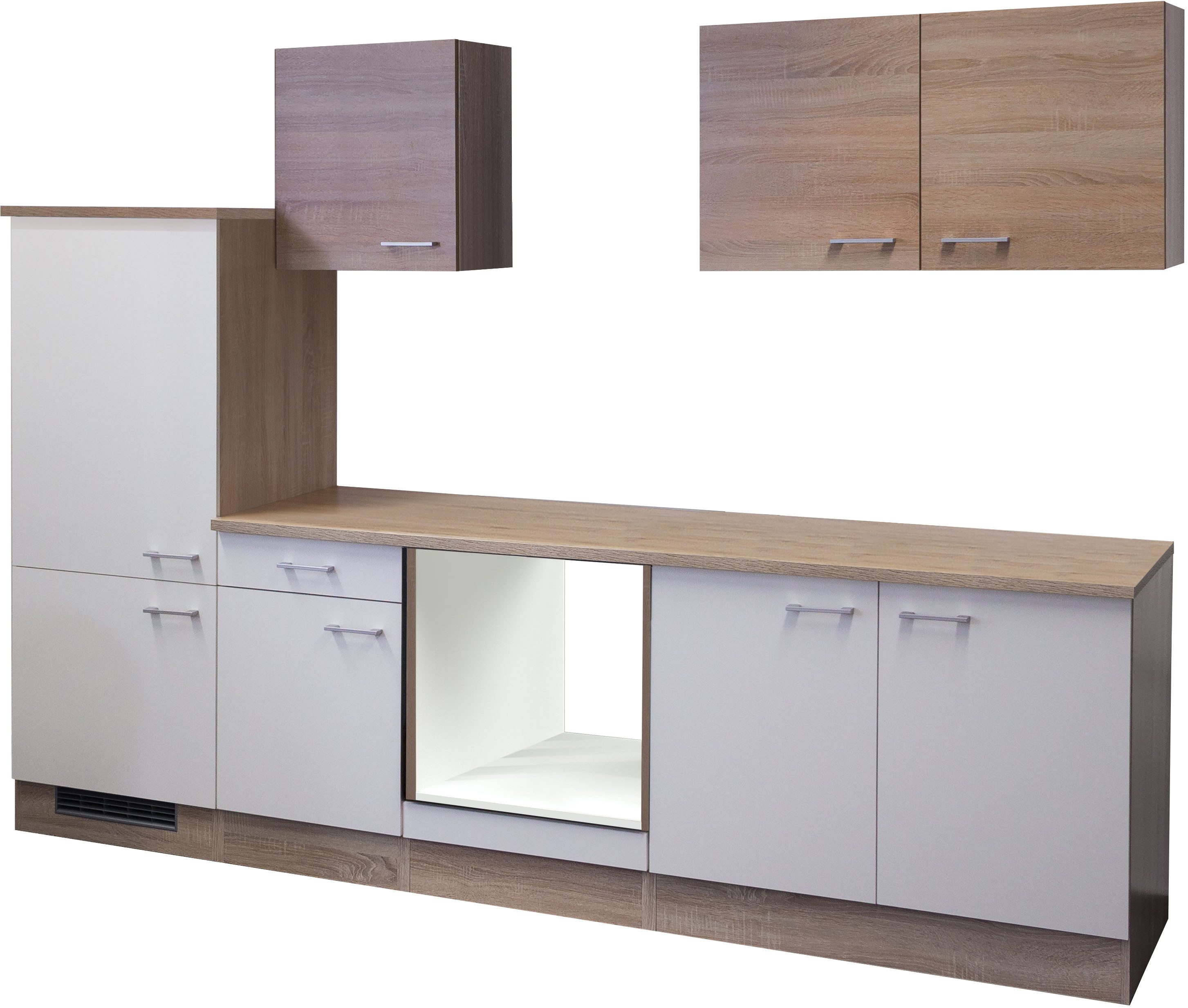 Flex-Well Küchenzeile Samoa, ohne E-Geräte, Gesamtbreite 270 cm