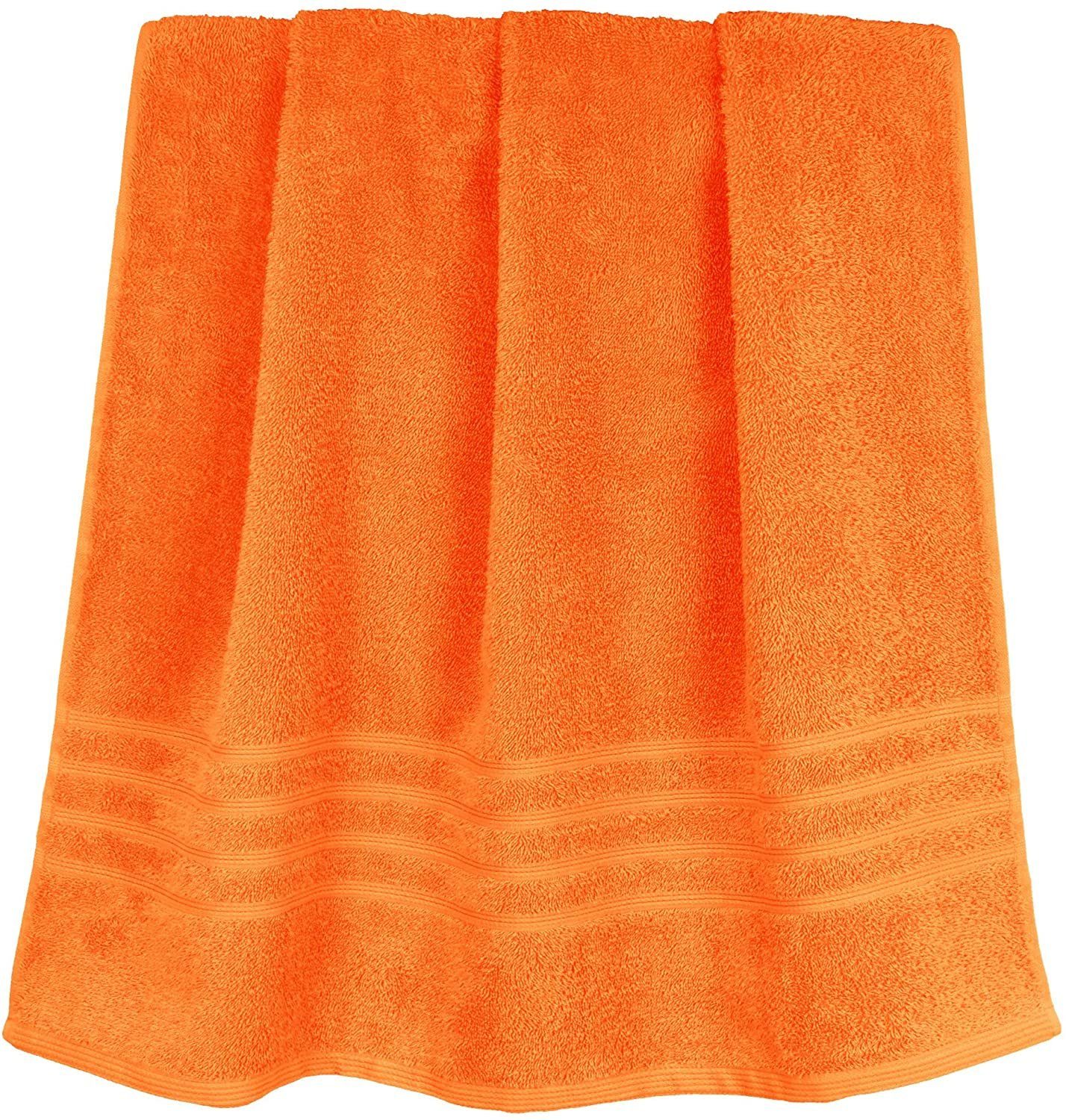 Frottee Badetuch, Duschtuch Handtuch Orange Clementinen für Frottee Lashuma cm Besticktes 70x140 (1-St), Oma, Reserviert