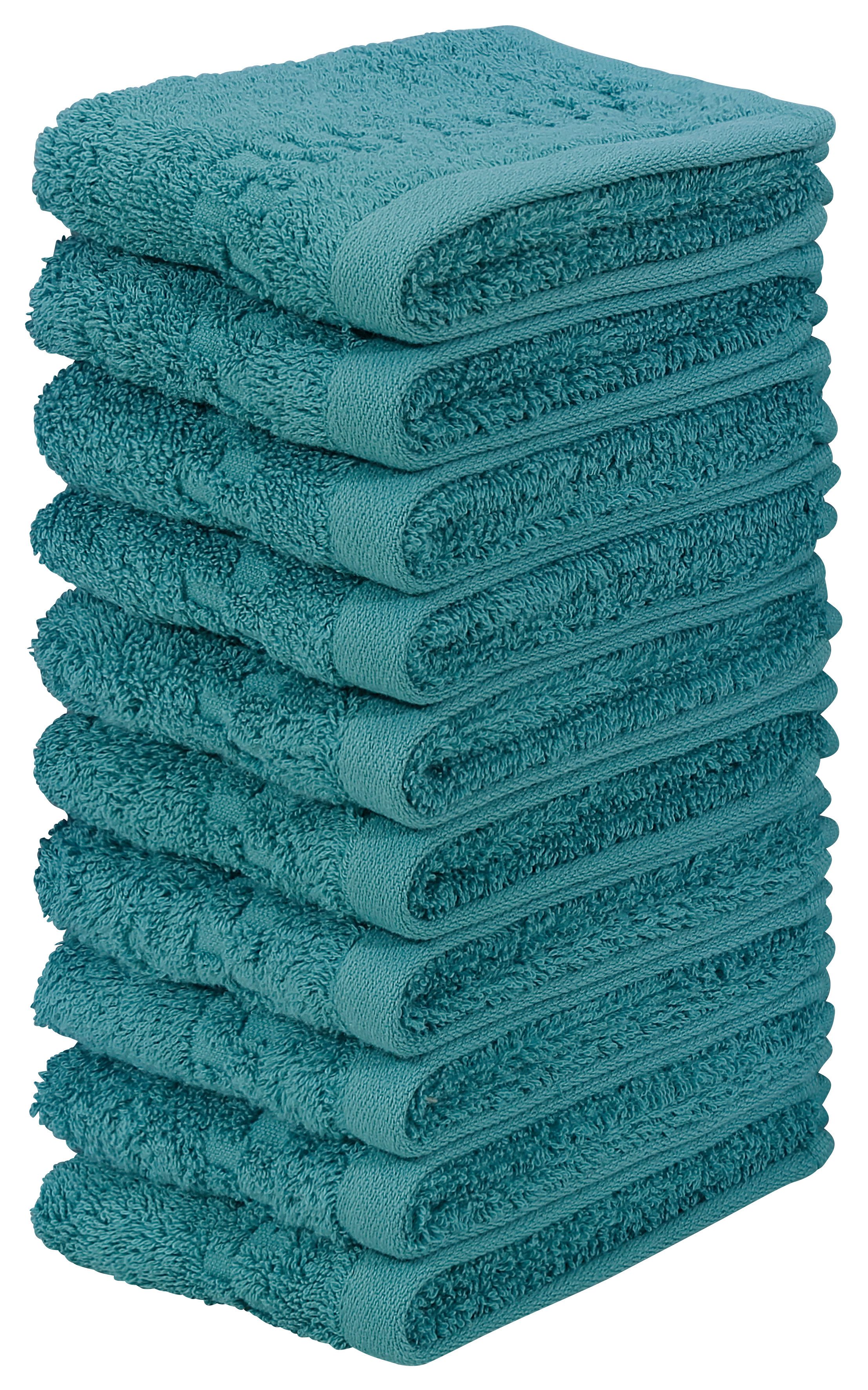 Waschlappen Regona, Seiftücher (30x30cm), flauschig und weich, 500 gr/m²