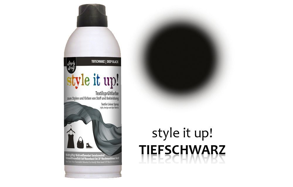 SimplySpray Dekorierstift »Style it up! - Design Textilfarbe - Tiefschwarz  - Deep Black« online kaufen | OTTO