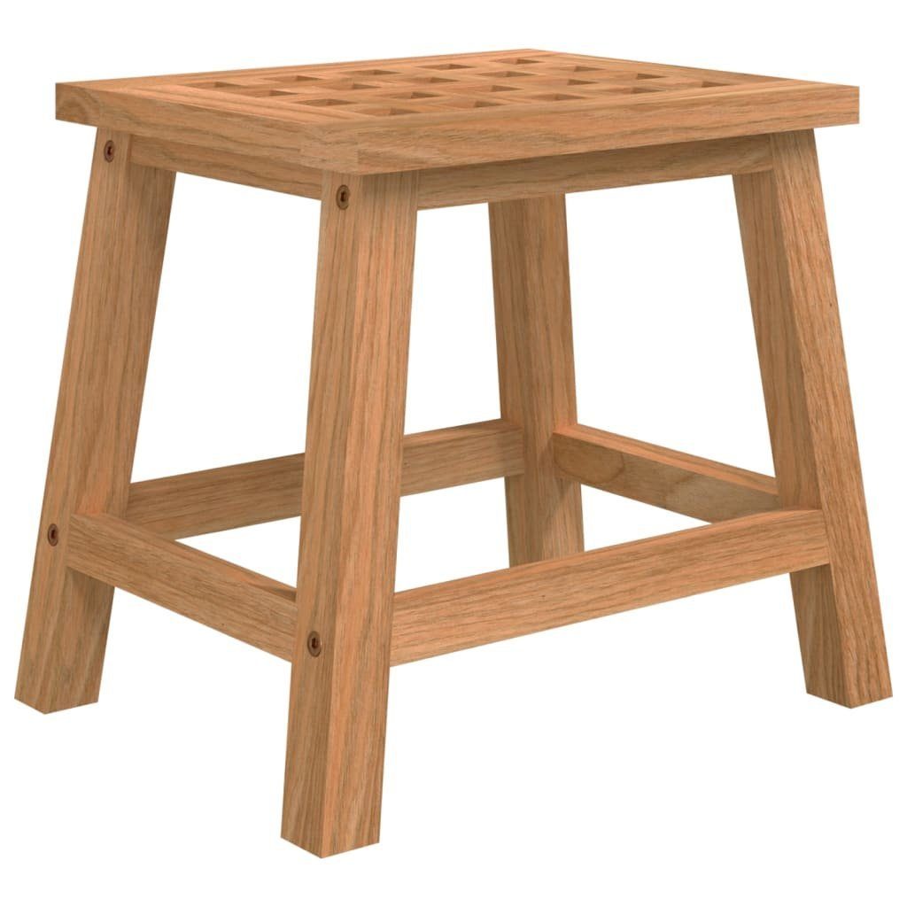 vidaXL Duschhocker Tritthocker 29x22,5x25,5 cm Massivholz Nussbaum