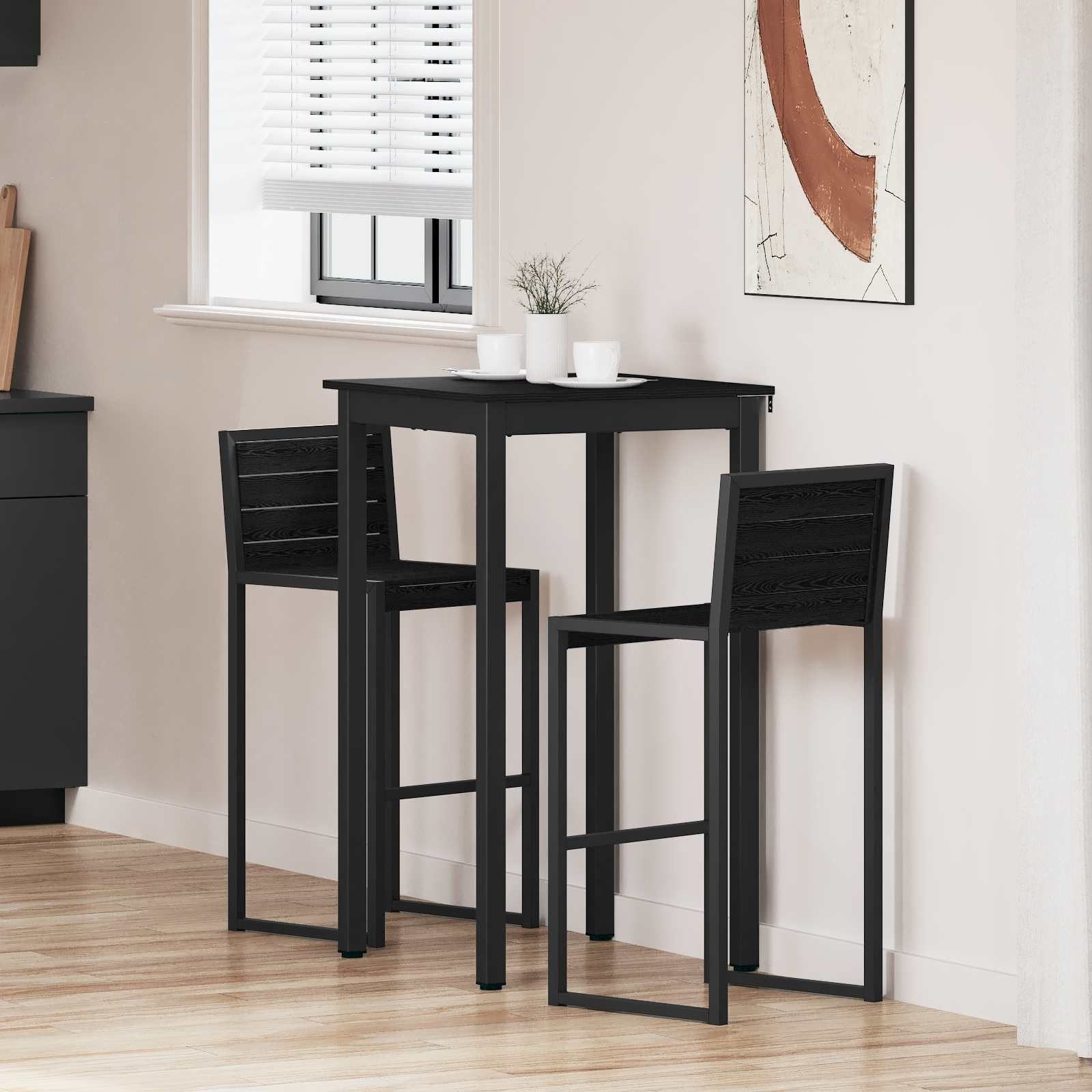vidaXL Esstisch Stehtisch Holzwerkstoff Quadratisch (1-St)