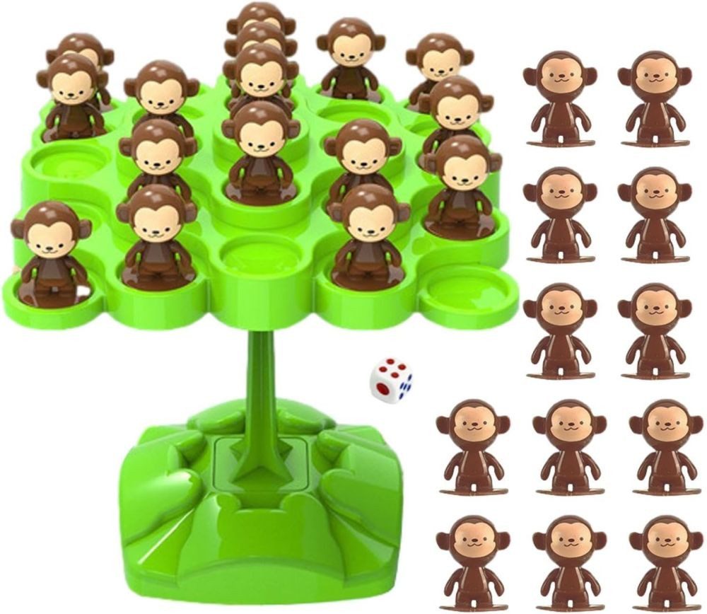 MEGAGOODS Lernspielzeug Affen-Balance-Baum Spielzeug Kinder Geschicklichkei günstig online kaufen