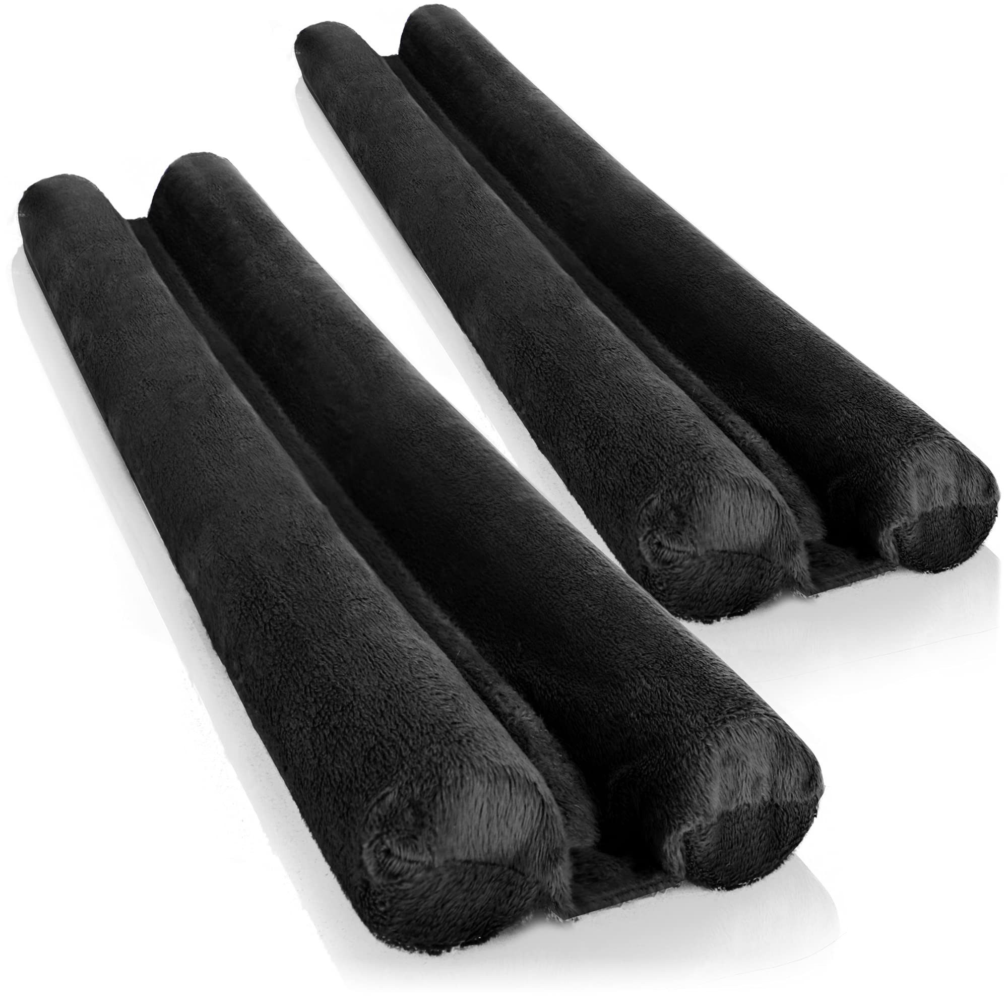 com-four Zugluftstopper Zugluftstopper für die Tür, 2-tlg., Mikrofaser Türbodendichtung