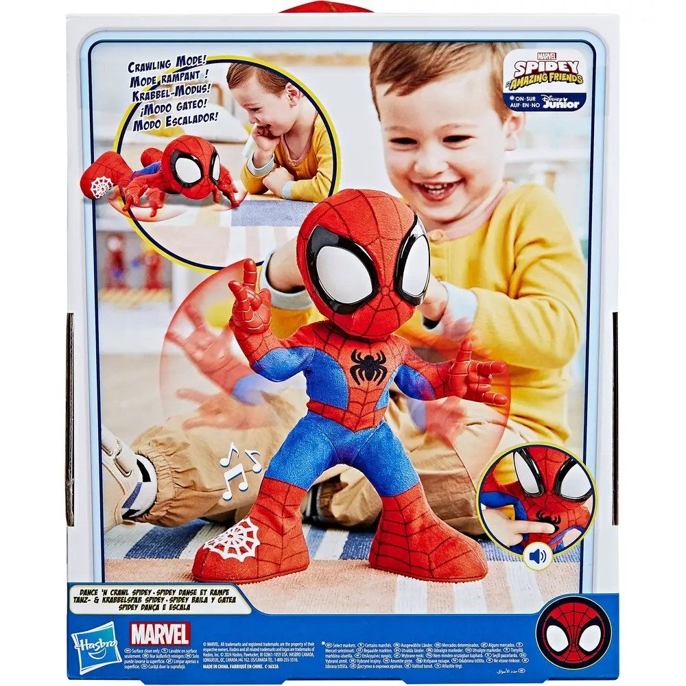 Hasbro Actionfigur Spidey und seine Super-Freunde Dino Webs Team Fahrzeug – Bild 5 von 5