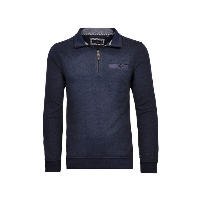 RAGMAN Sweatshirt dunkel-blau regular fit (1-tlg)