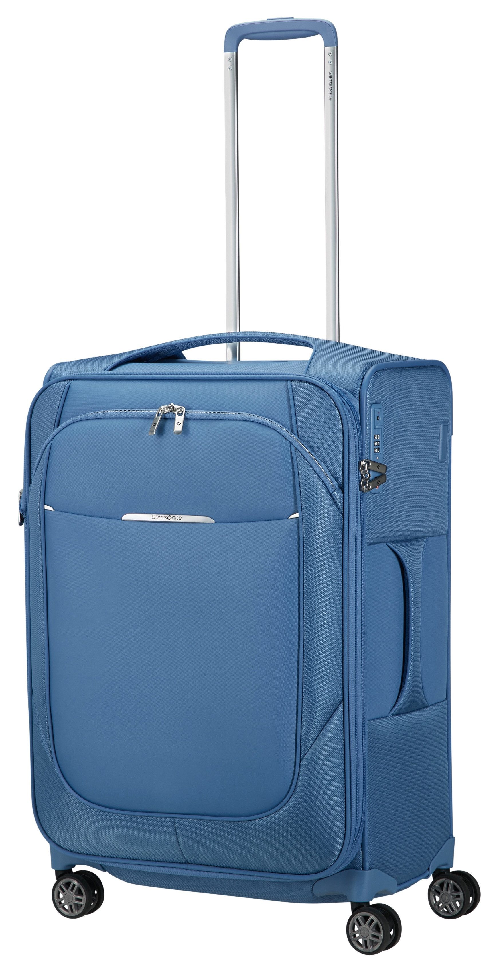 Samsonite Weichgepäck-Trolley RE-LITE, verschiedene Größen und Farben, 4 Rollen, mit arretierbarem und versenkbarem Druckknopf-Trolleysystem