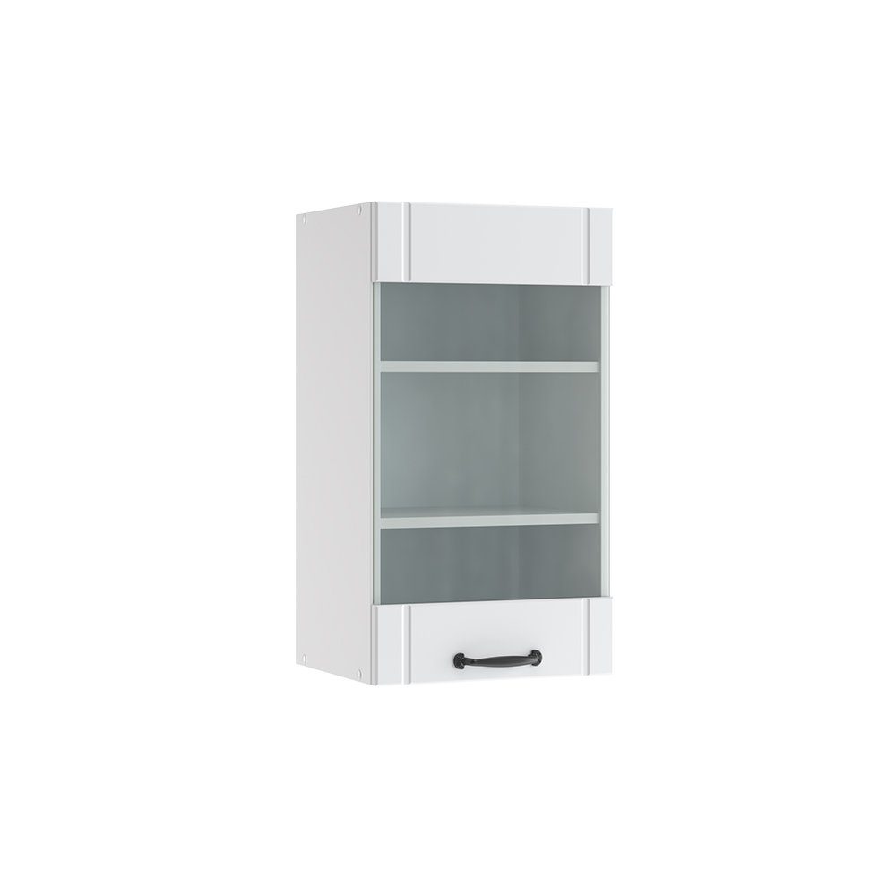 Vicco Glashängeschrank Fame-Line, Weiß Landhaus/Weiß, 40 günstig online kaufen