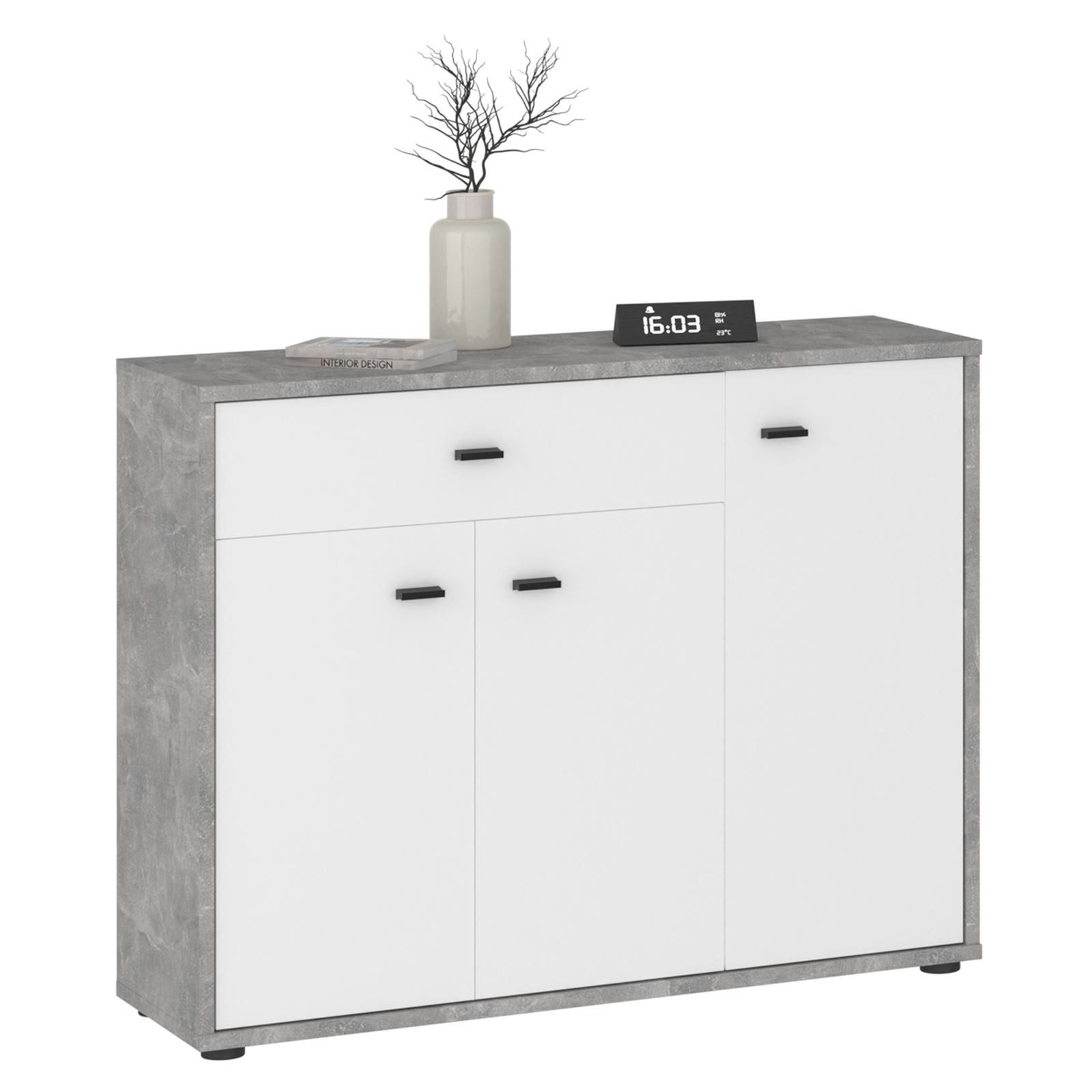 IDIMEX Highboard VIKA, Kommode Flurkommode mit Schublade und Ablagen günstig online kaufen