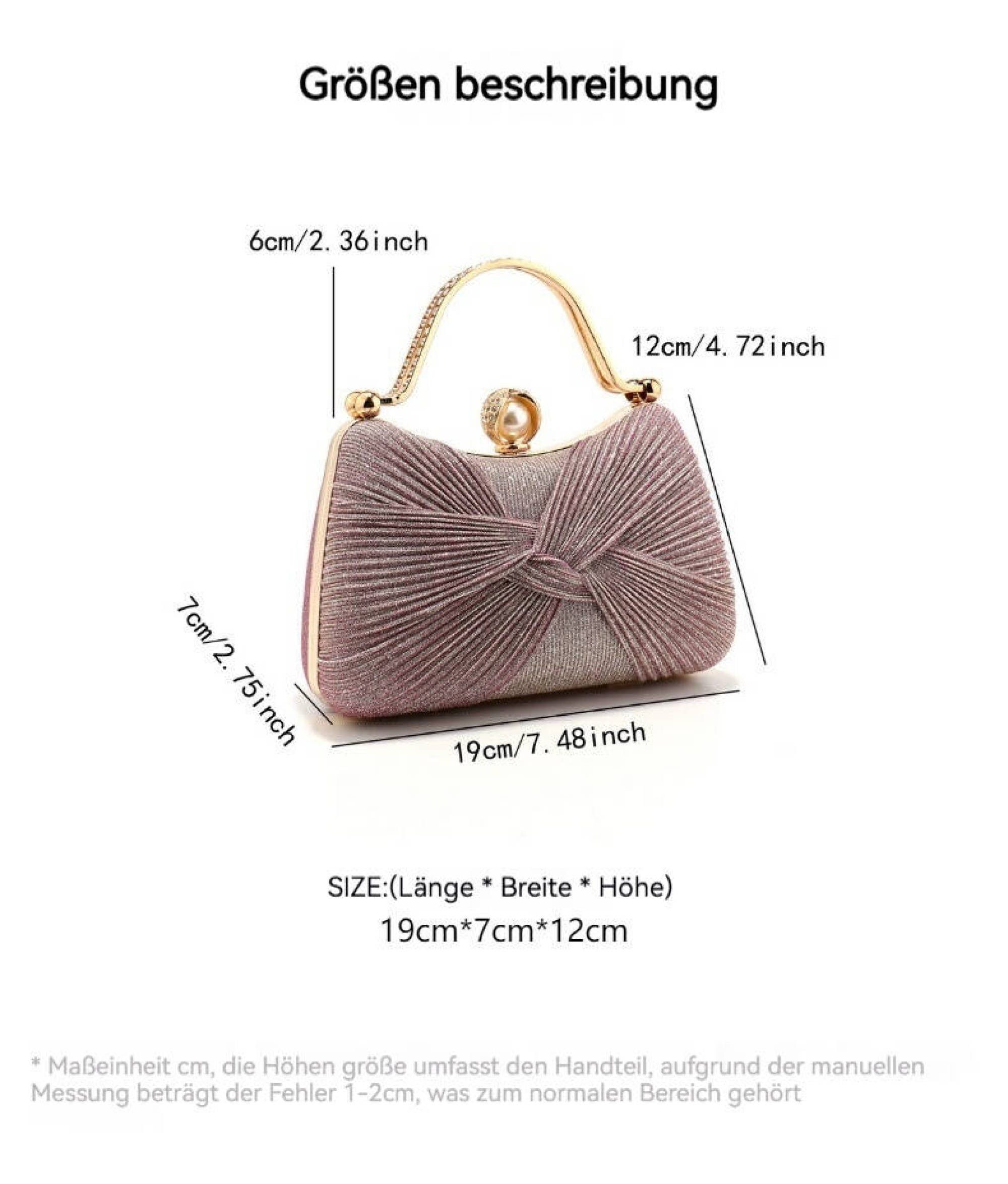 YRIIOMO Abendtasche Elegante Abendtasche mit klassischem günstig online kaufen
