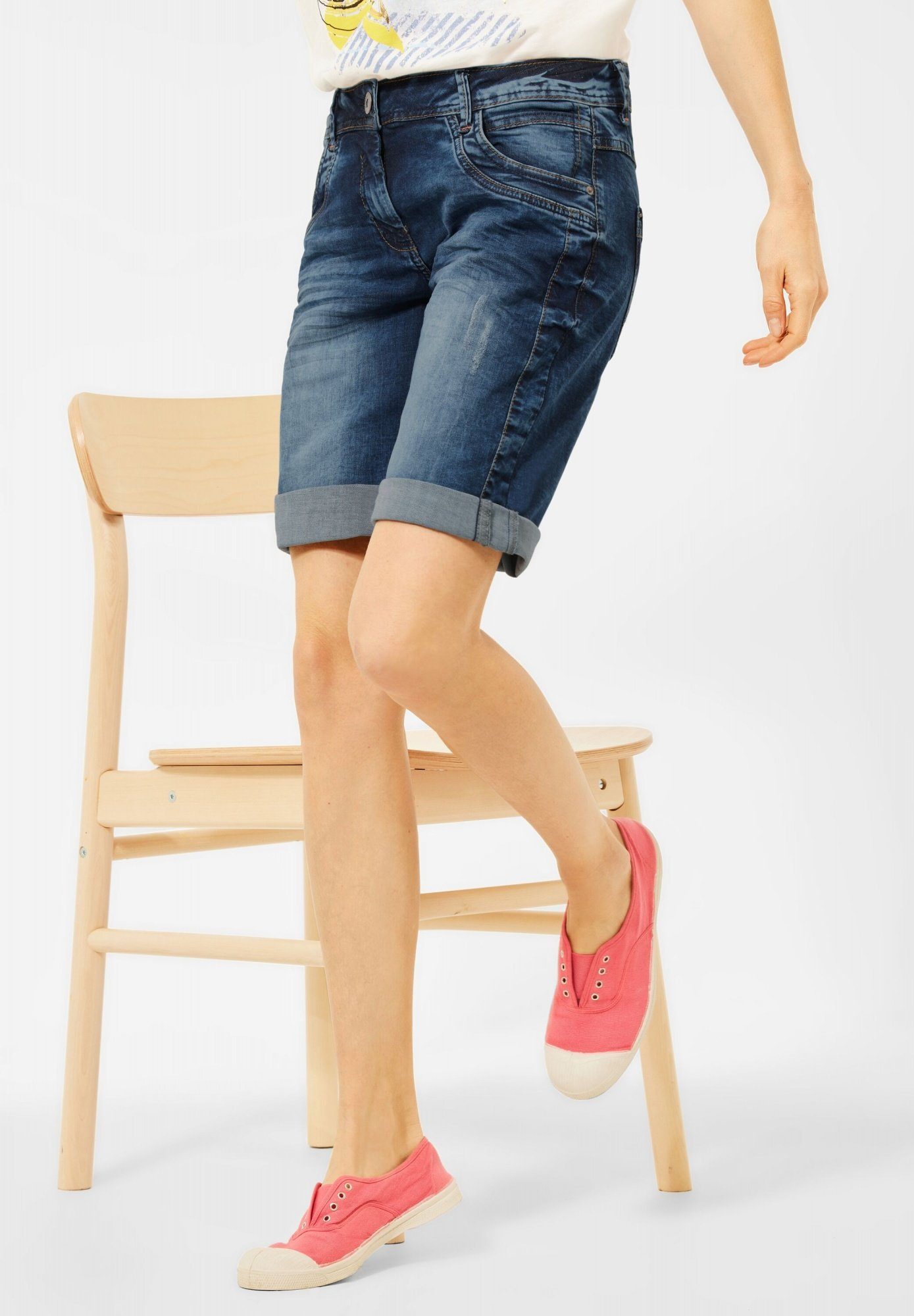 von Shorts Cecil Scarlett Pockets, Five Shorts Basic CECIL Jeans Scarlett