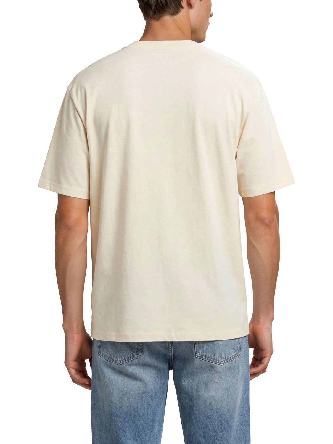 DENIMFY T-Shirt Herren Basic Shirt DFTed 3er Set Pack Relaxed Fit (Vorteilspack, 3-tlg) Kurzarm Tee Shirt mit Rundhalsausschnitt aus 100% Baumwolle