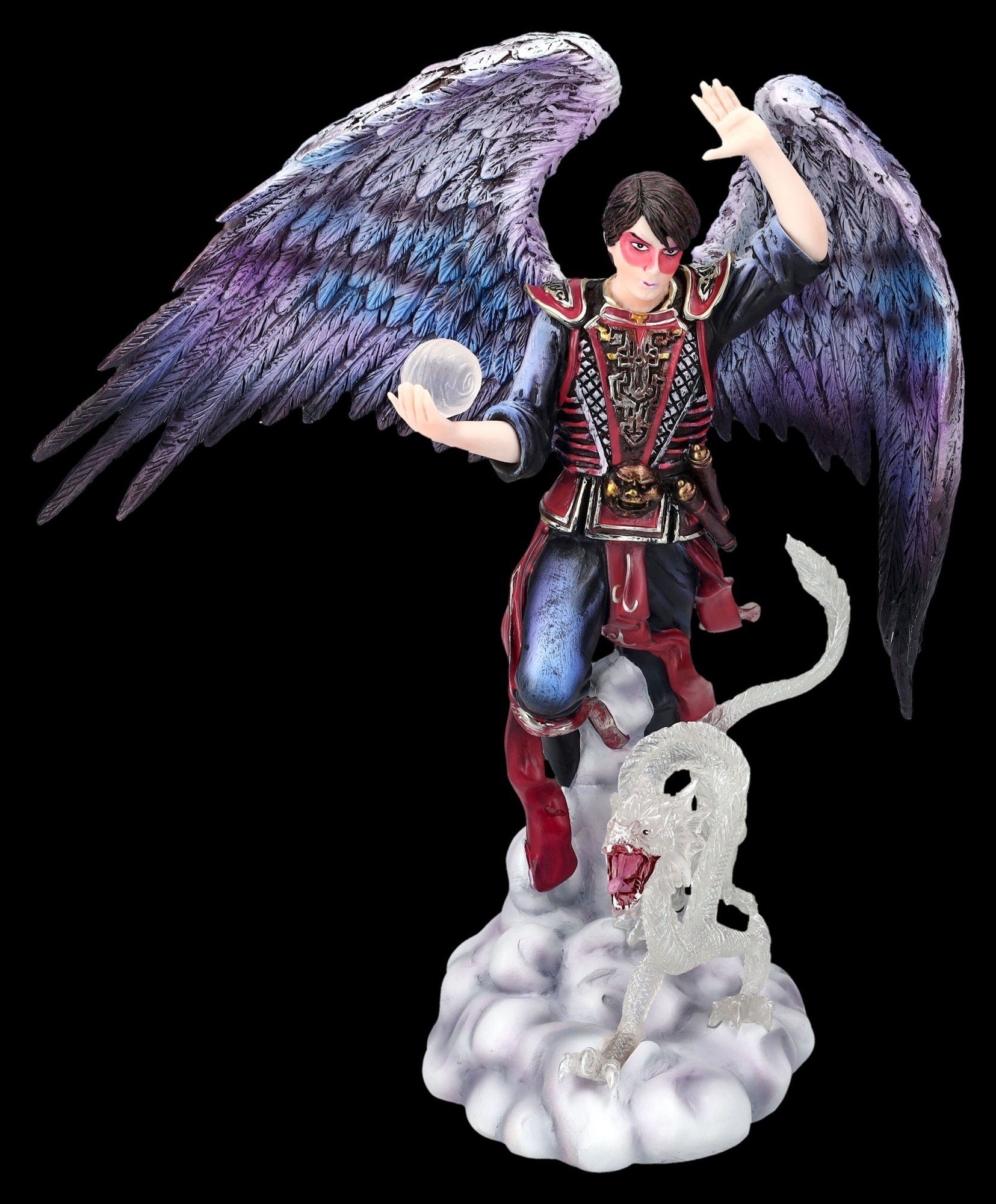 Figuren Shop GmbH Dekofigur Magier Figur - Element Luft - Anne Stokes - Fantasy Dekofigur