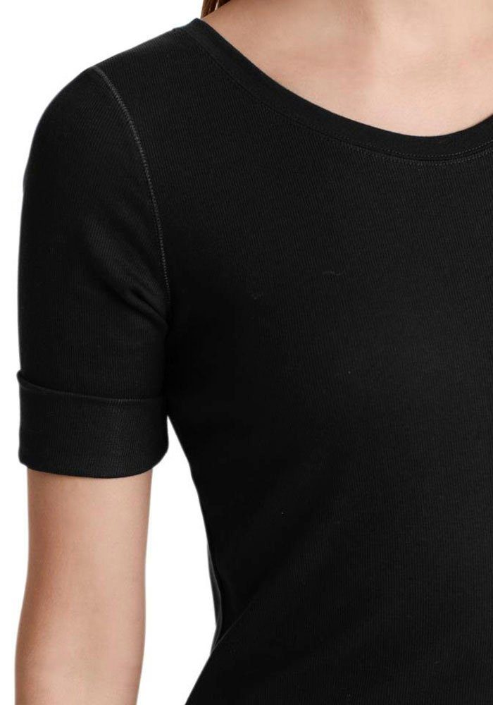 Marc Cain Rundhalsshirt Seasonal Colours I Premium Damenmode Rundhals-Shirt mit halben Ärmeln – Bild 5 von 5