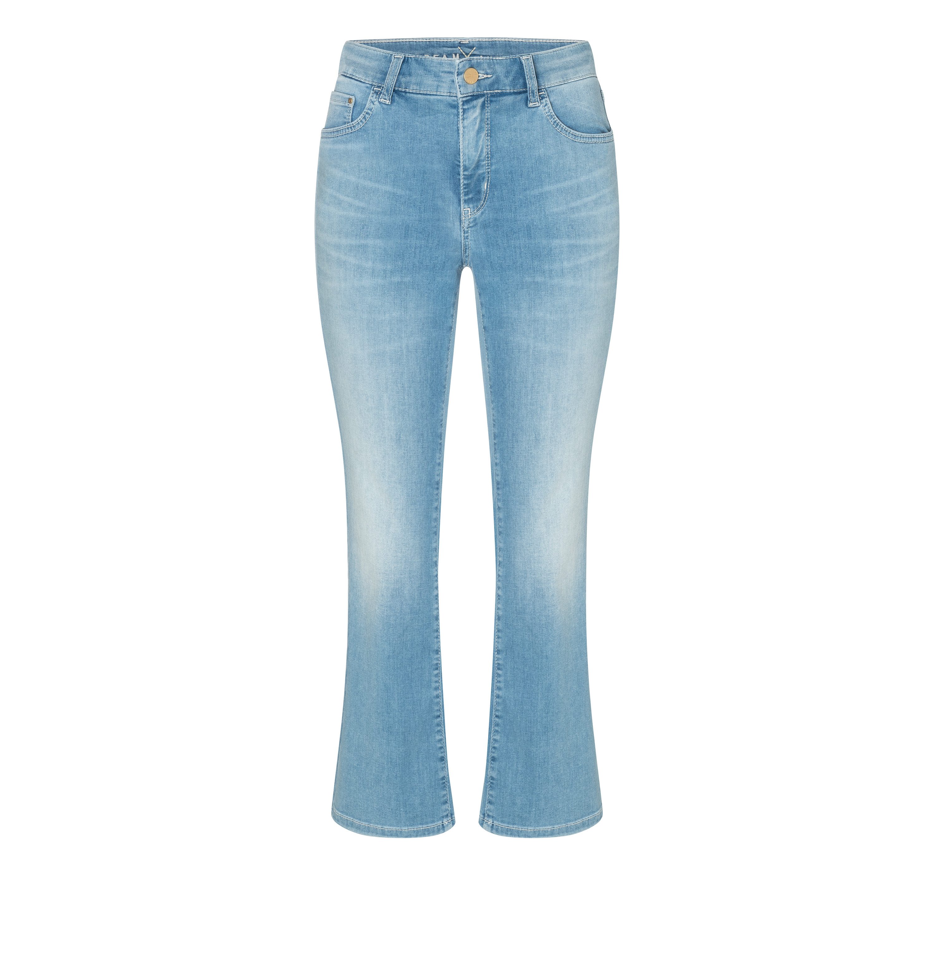 MAC 3/4-Jeans Dream Kick Saum modisch verkürzt und leicht ausgestellt