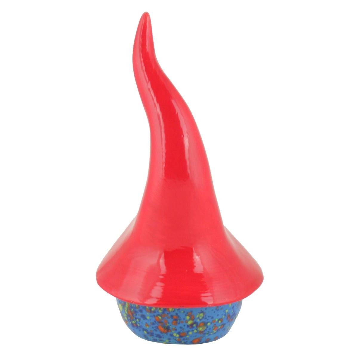 Tangoo Gartenfigur Tangoo Keramik-Wichtel mittelblau gesprenkelt ca 24cm H, (Stück)