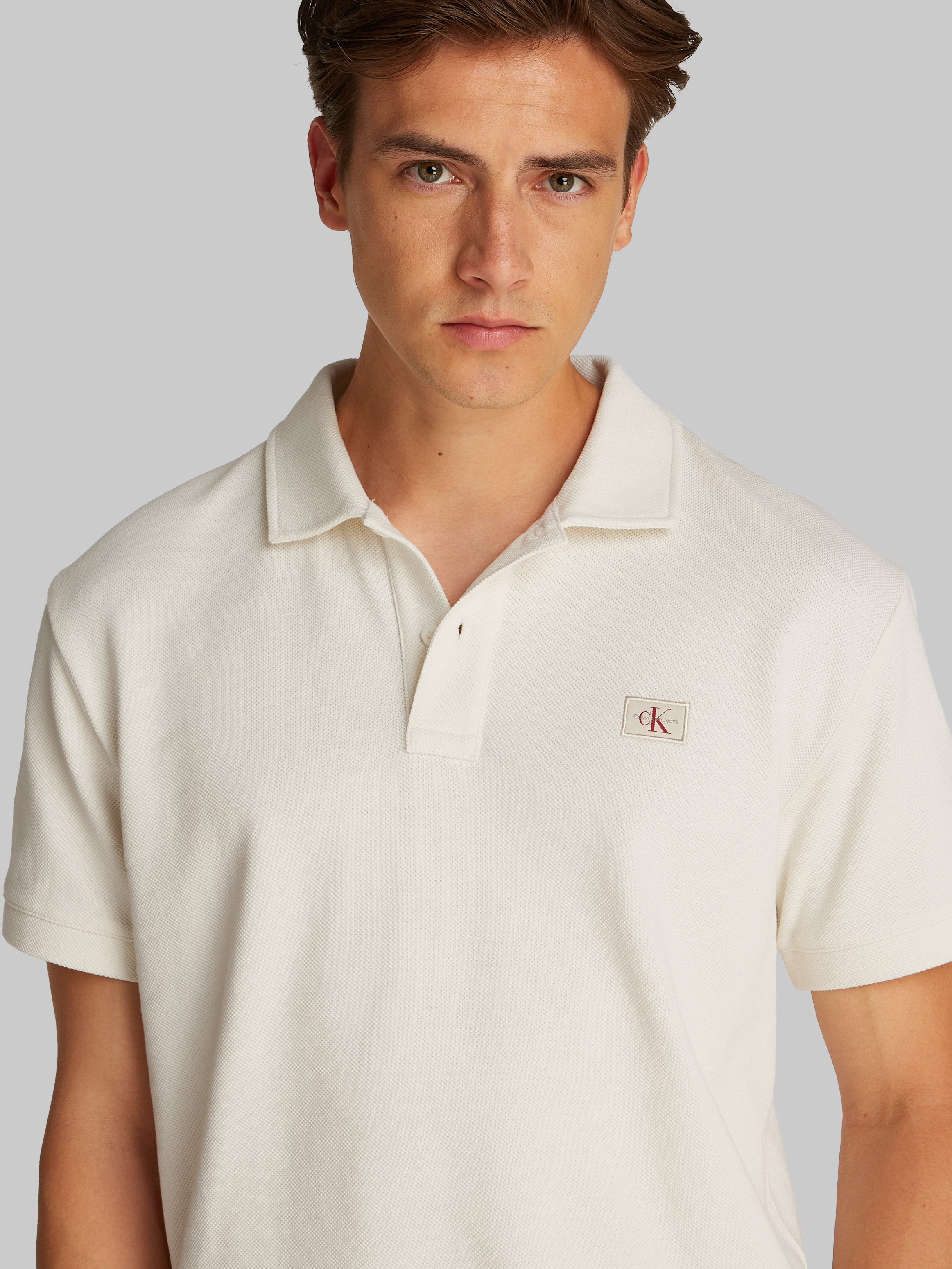 Calvin Klein Jeans Poloshirt WOVEN LABEL günstig online kaufen
