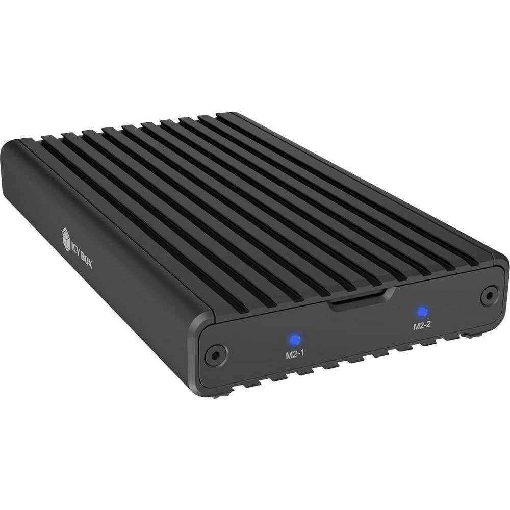 ICY BOX Festplatten-Gehäuse IB-2817M-C32 M.2 SSD-Gehäuse USB-C® (USB 3.2 Gen 2x2) 20 GBit/s M.2, UASP Unterstützung