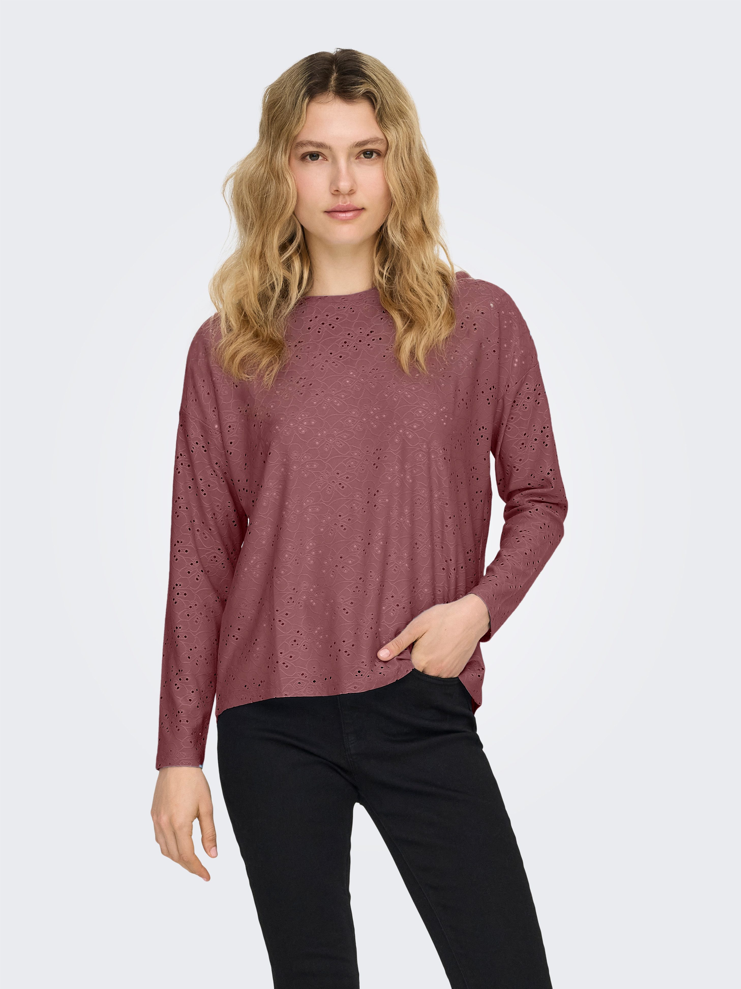 ONLY Langarmshirt ONLSMILLA LIFE L/S TOP JRS günstig online kaufen