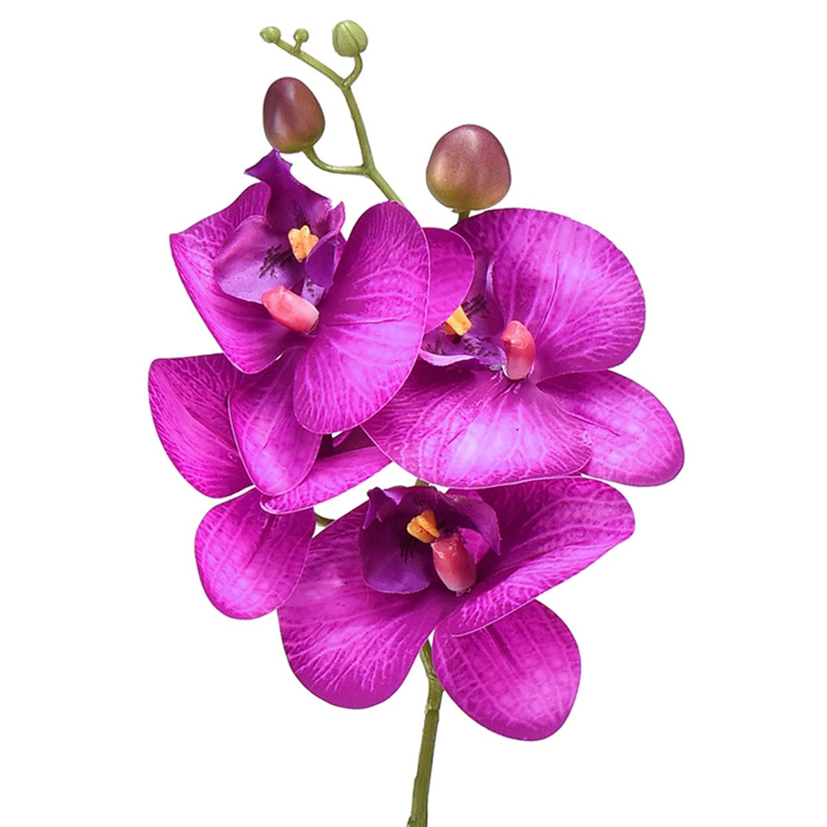 Kunstorchidee Künstliche Orchidee Phalaenopsis für stilvolle Dekoration, Viana, Höhe 72 cm