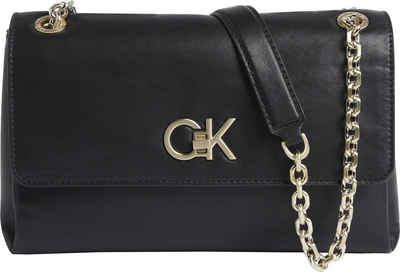 Calvin Klein Umhängetasche RE-LOCK EW CONV CROSSBODY, mit CK-Emblem vorne Handtasche Damen Tasche Damen