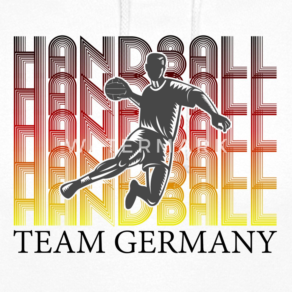 Spreadshirt Hoodie Handball Team Germany Unisex Hoodie (1-tlg)