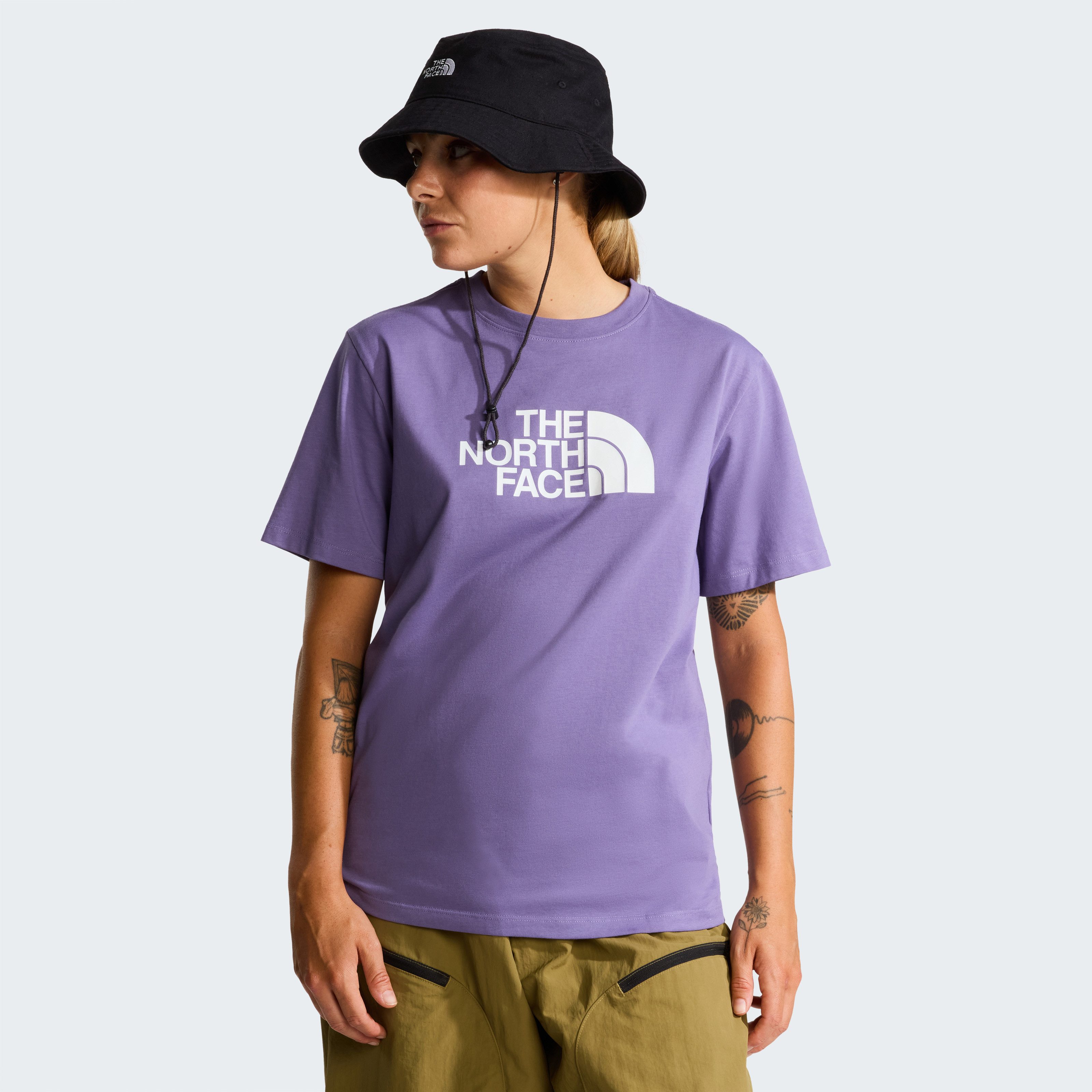 The North Face T-Shirt W EVOLUTION HALF DOME RELAXED SHORT SLEE relaxt geschnitten, Kurzarm, für sportliche Aktivitäten und Outdoor