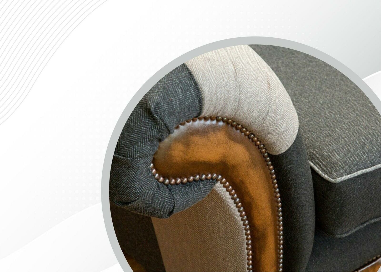 JVmoebel Chesterfield-Sofa Moderne Chesterfield Couch in 3-Sitzer Neu, Europe Made Luxus Design bunter