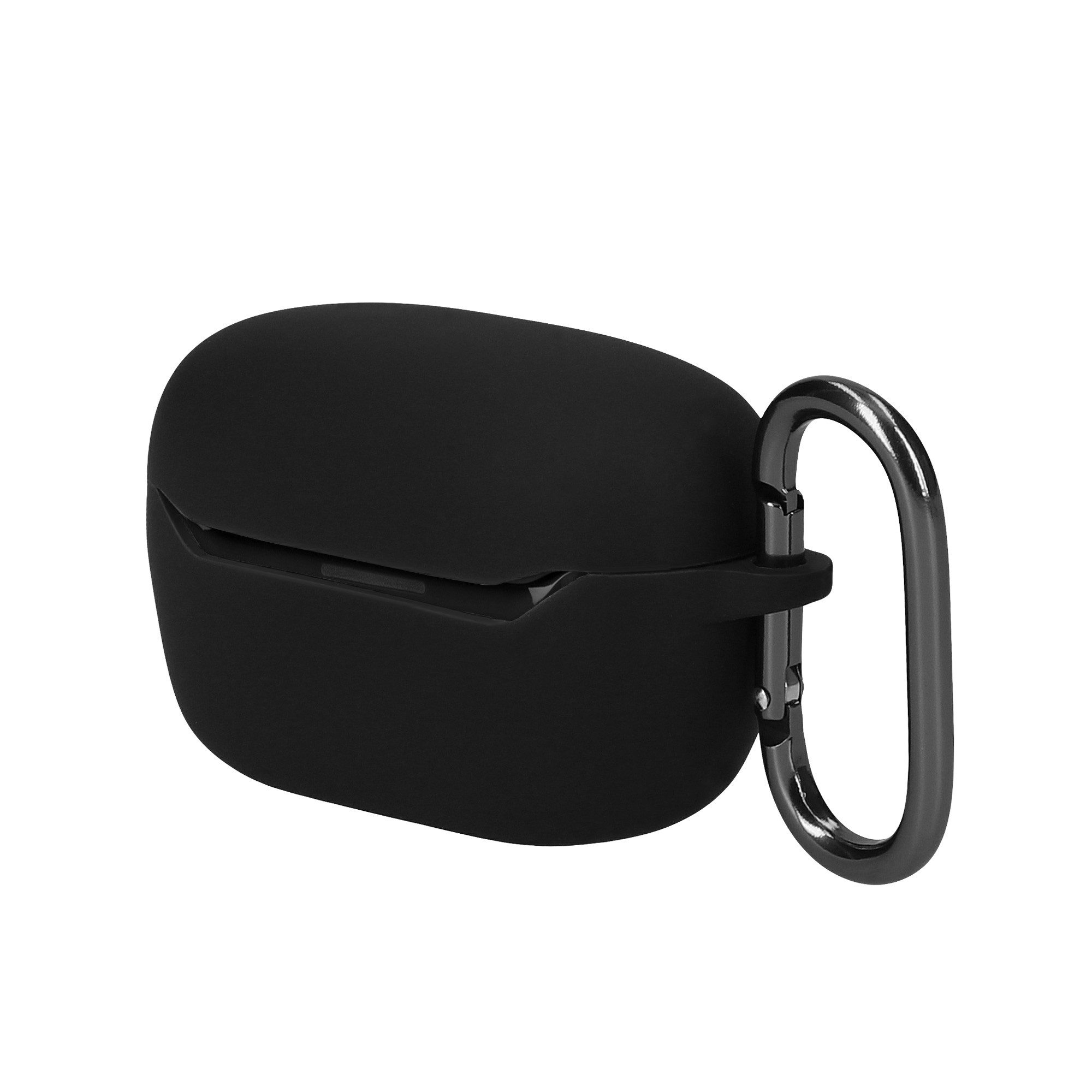 kwmobile Kopfhörer-Schutzhülle Schutzhülle für JBL Endurance Race 2 Hülle, TPU Silikon Case für Kopfhörer Ladecase stoßfestes Cover mit Karabiner