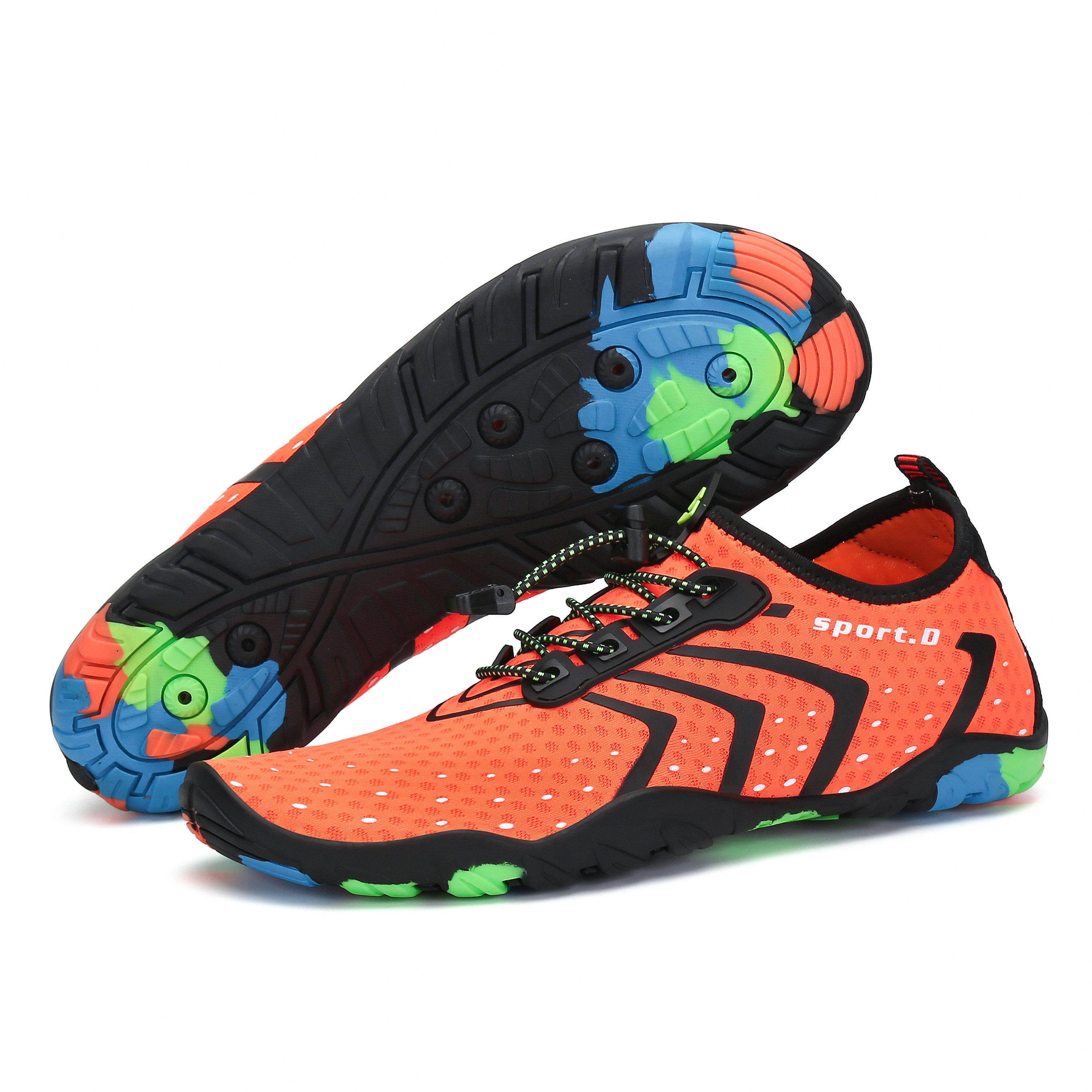 SAGUARO Sommer Badeschuh (5mm Sohle, bequem, leicht, atmungsaktiv, rutschfest, schnelltrocknend) (Barfuß-Schuhe) Wasserschuhe Surfschuhe Schwimmschuhe Wasser-Sport