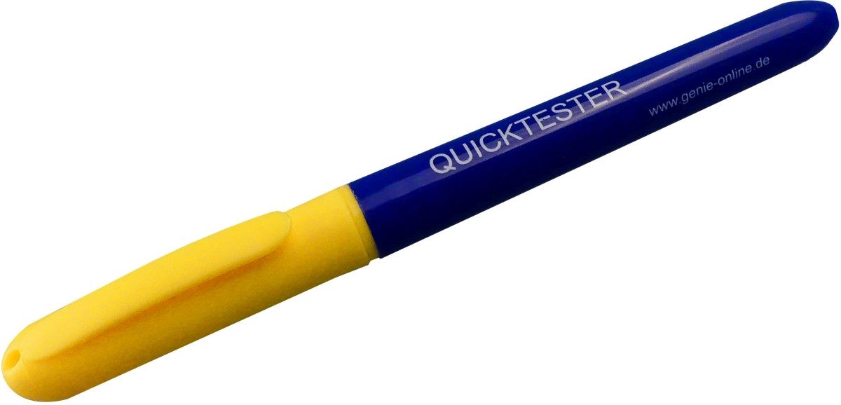 GENIE Kettenschloss Geldscheinprüfstift Quicktester universal (10 Stück)