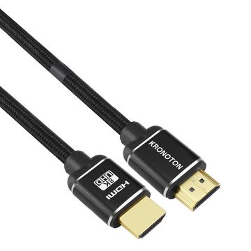 HDSX KRONOTON Premium 8K/4K HDMI 2.1 Kabel, Länge 1,5m HDSX Zertifiziert Audio- & Video-Kabel, HDMI, (150 cm)