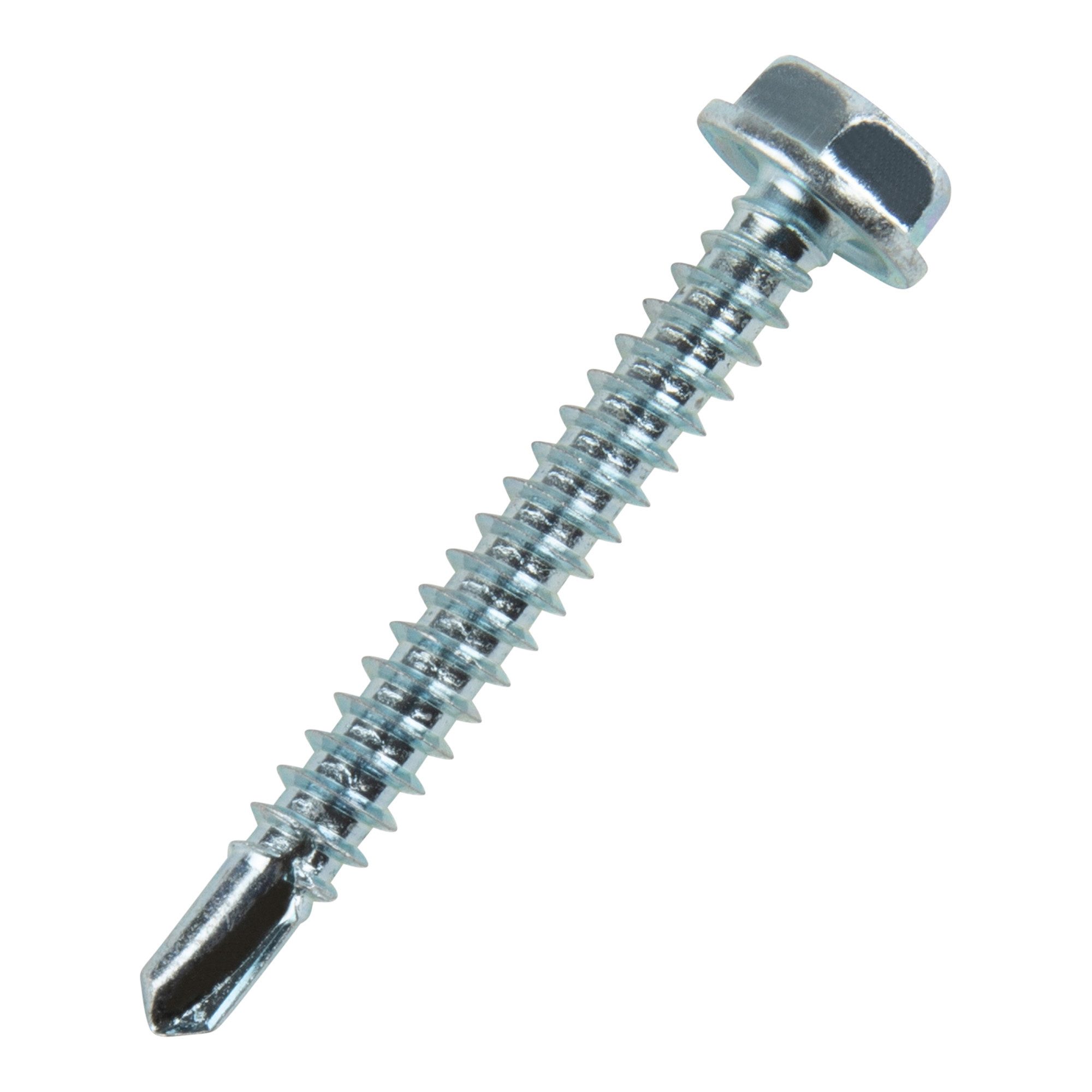 Contorion Blechschraube DIN 7504/ISO 15480 Form K Sechskant-Bohrschraube VG 4,8x38 Stahl galva