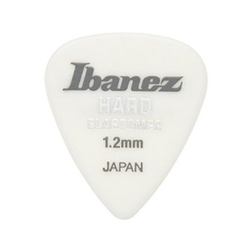 Ibanez Plektrum, BEL18HD12 Elastomer Picks Hard White - Plektren Set