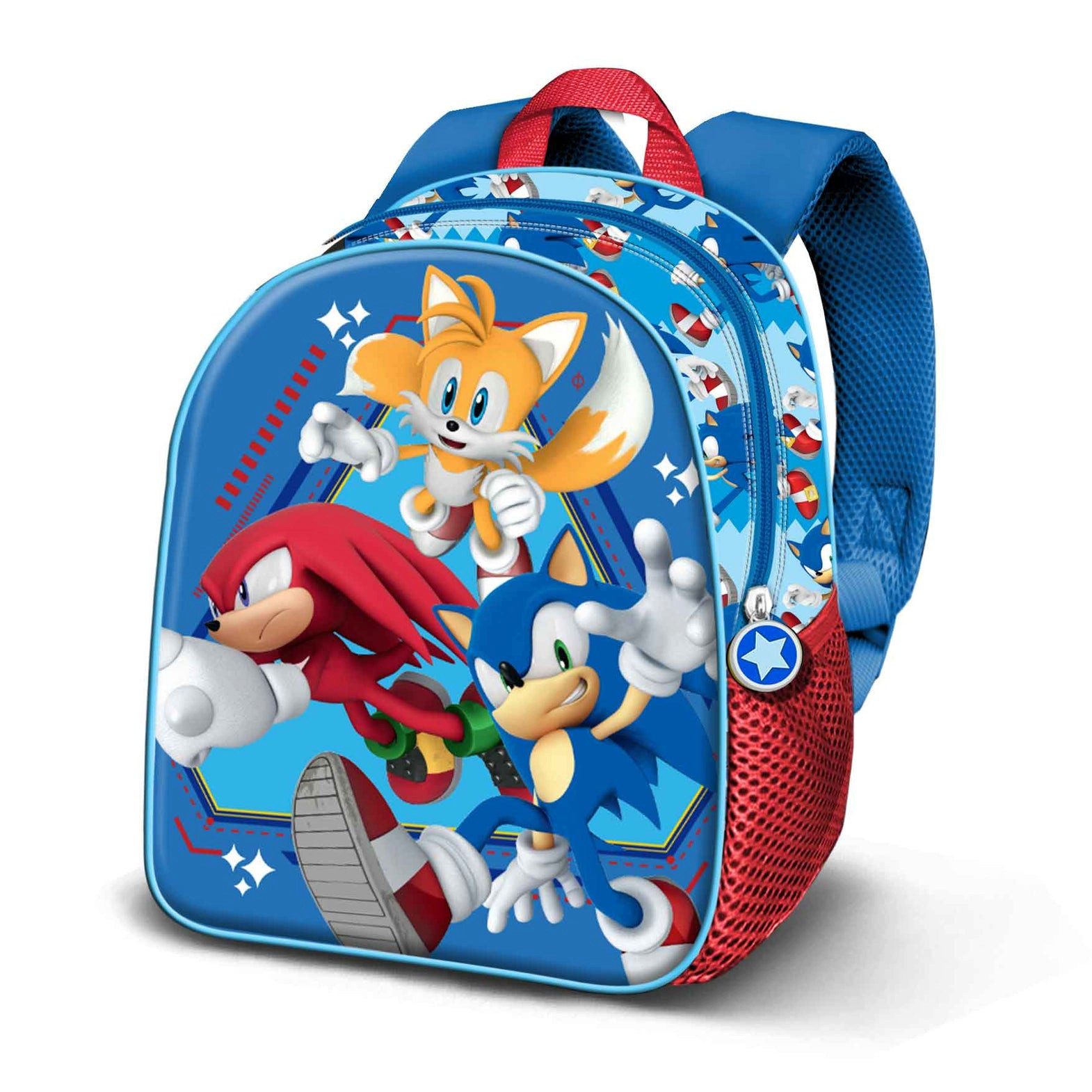 Karactermania Kinderrucksack Sonic The Hedgehog SEGA3D kleiner Rucksack Kindergartenrucksack