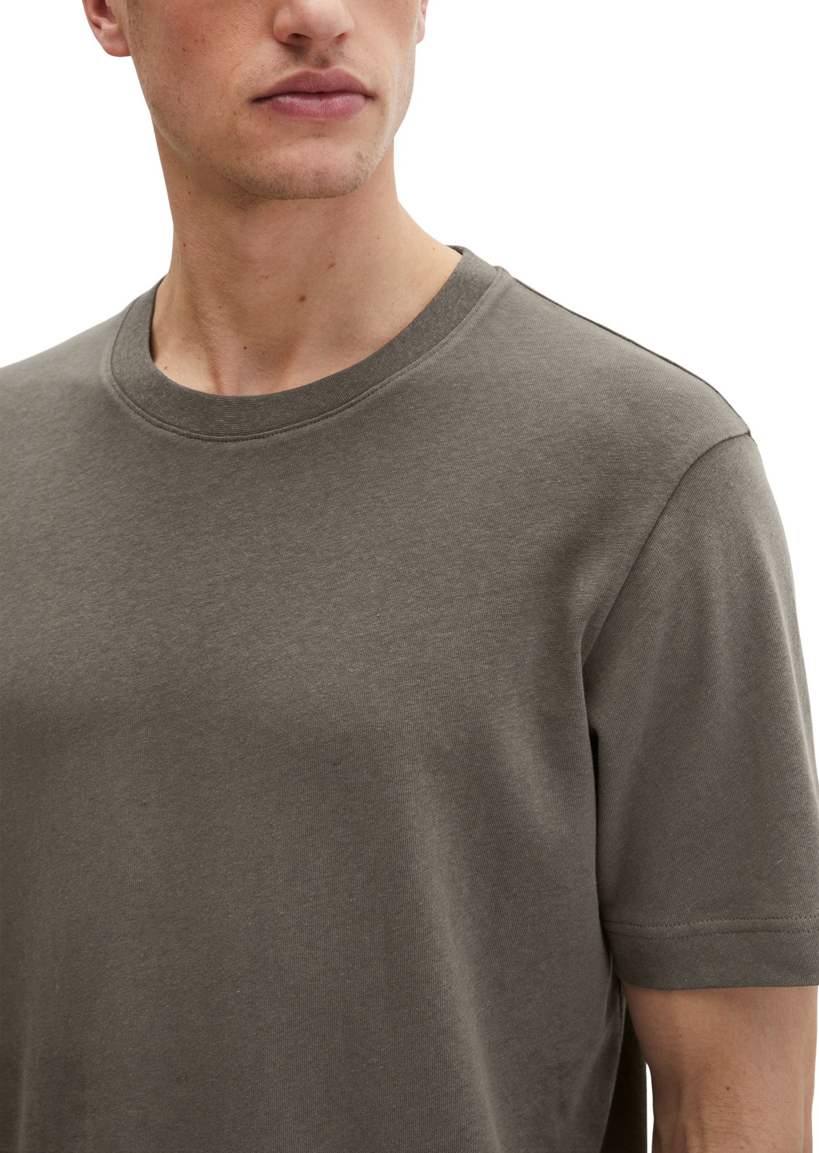 Marc O'Polo T-Shirt aus Baumwoll-Leinen-Mix – Bild 4 von 5