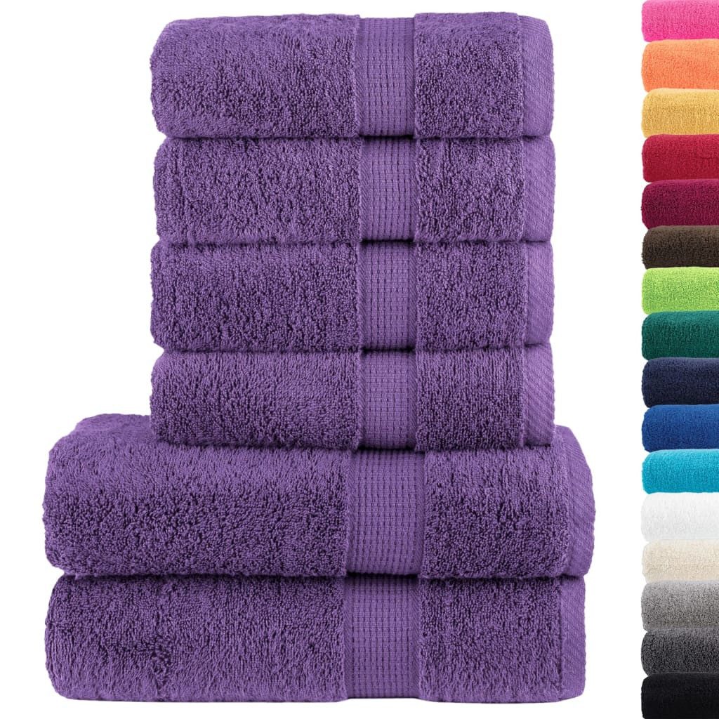 vidaXL Handtuch 6 tlg. Premium-Handtuch-Set SOLUND günstig online kaufen