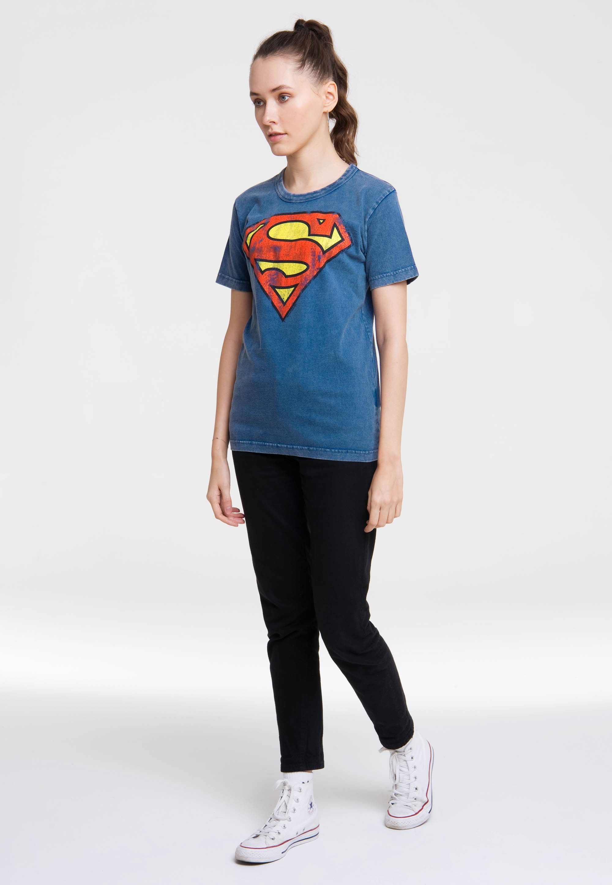 LOGOSHIRT T-Shirt DC Comics – Superman günstig online kaufen