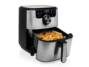 PRINCESS Heißluftfritteuse, 1500 W, Smarte 4,5L XXL Fritteuse ohne Öl Pommes fettarm frittieren Fritöse