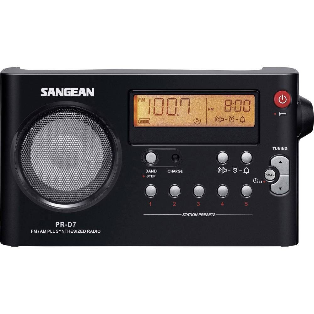 Sangean Kofferradio PR-D7-BK Radio