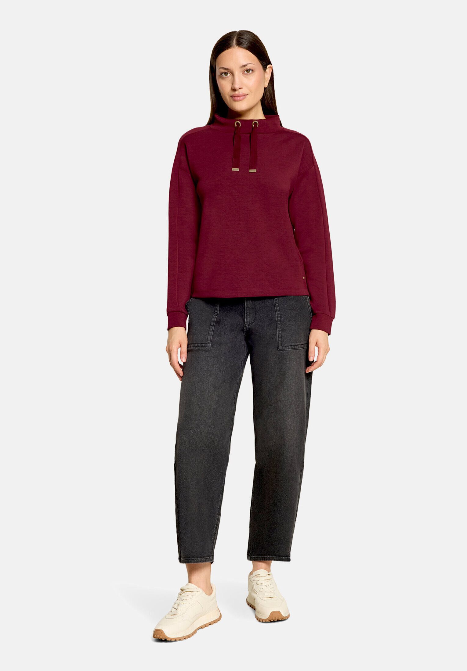 Betty&Co Sweatshirt Damen mit Stehkragen
