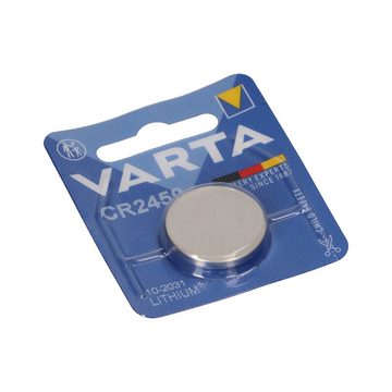 VARTA 10x VARTA CR 2450 Lithium-Knopfzelle 3V (10x 1er Blister) Knopfzelle