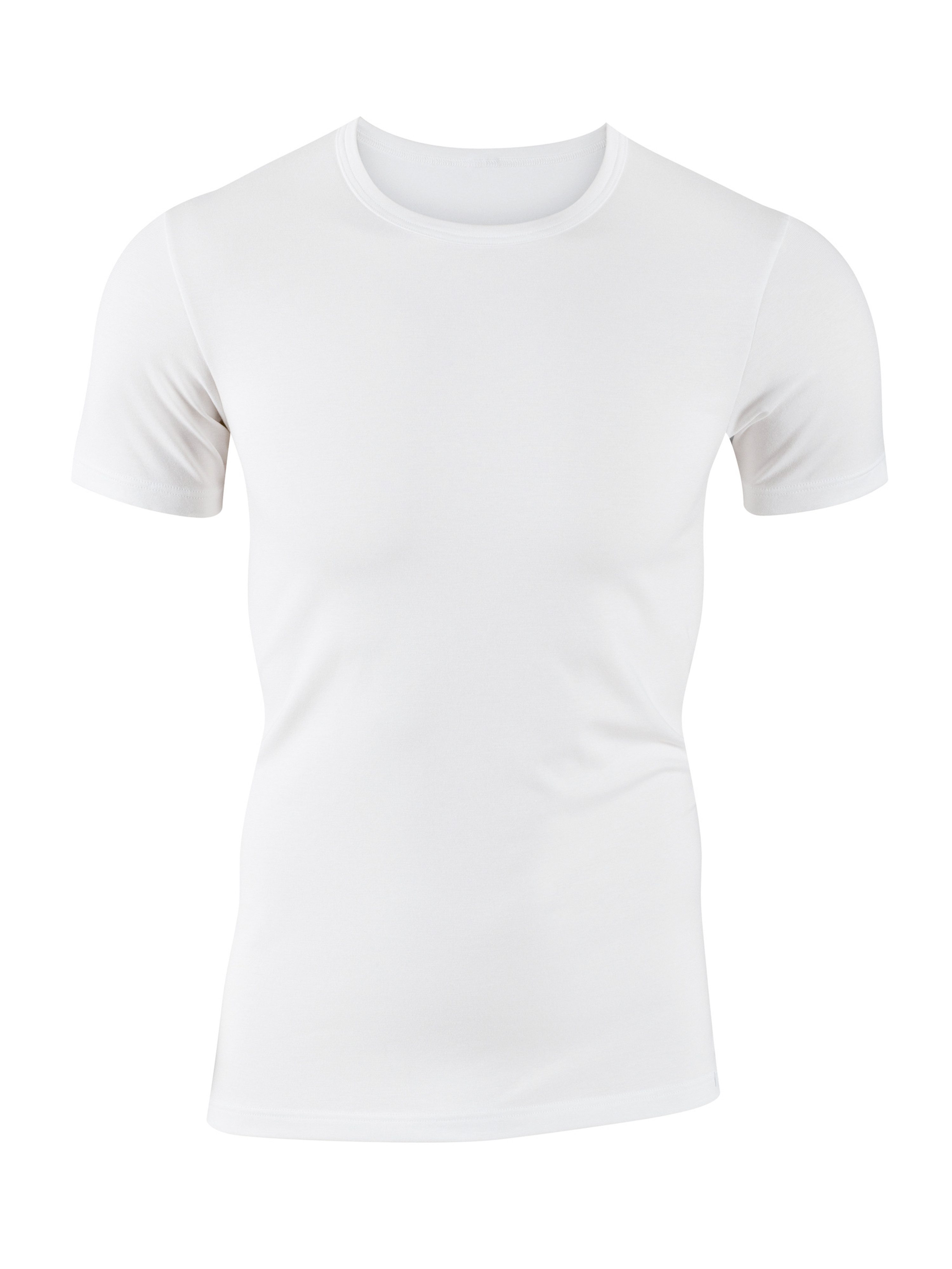 CALIDA Rundhalsshirt Evolution schmale Passform, Kurzarm, weich, Single Jer günstig online kaufen