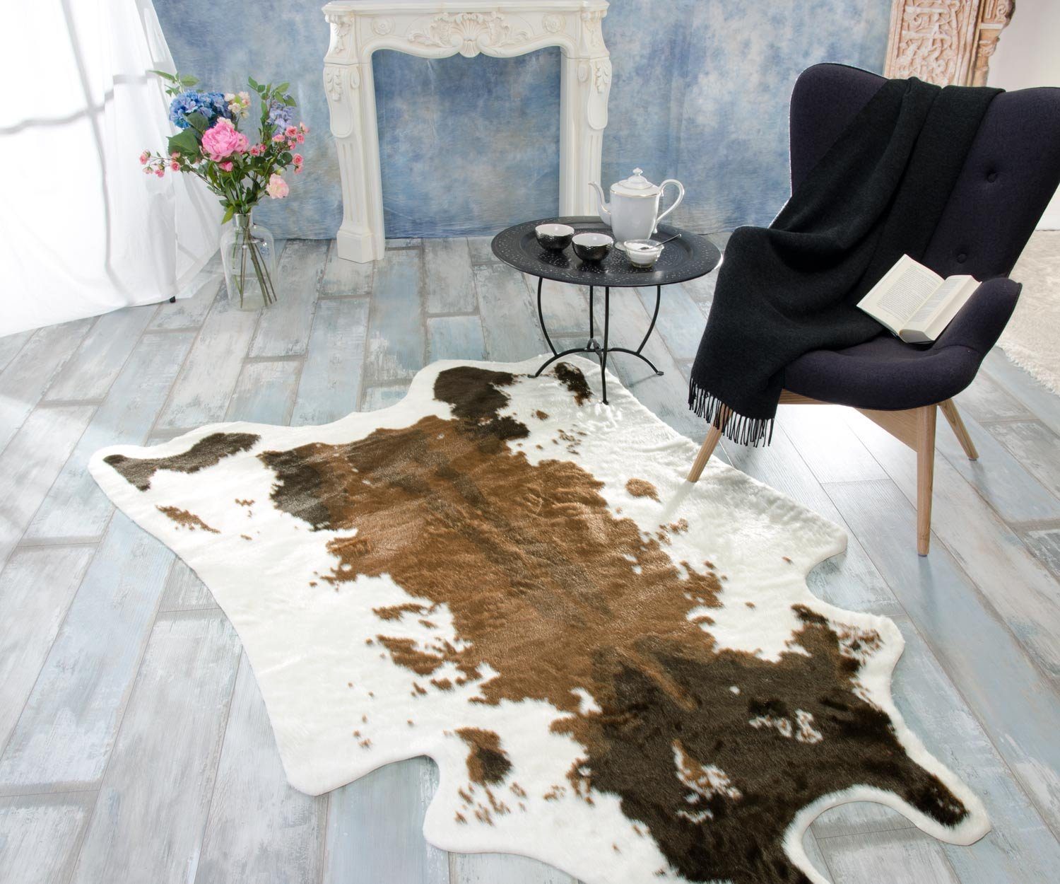 Wohnen und Accessoires GmbH & Co. KG Fellteppich Kuhfell Teppich, Fellteppi günstig online kaufen