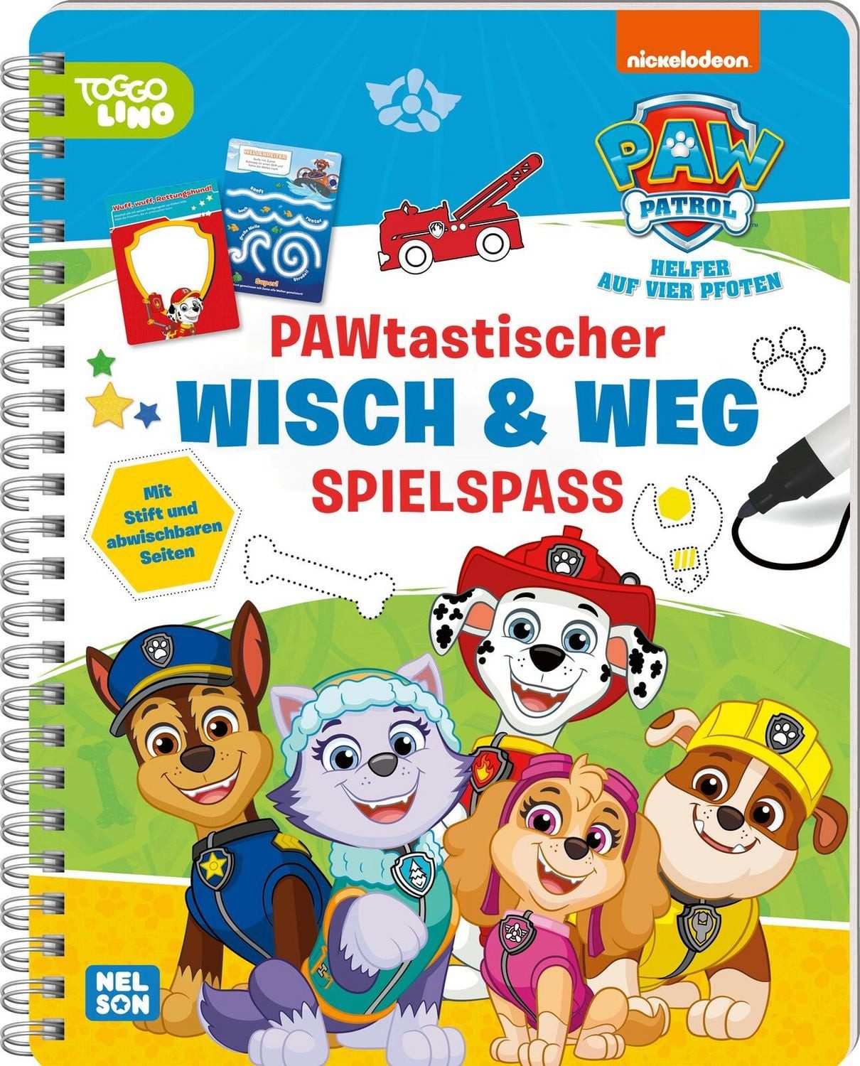 PAW Patrol Mitmachbuch: PAWtastischer Wisch & Weg Spielspaß / diverse