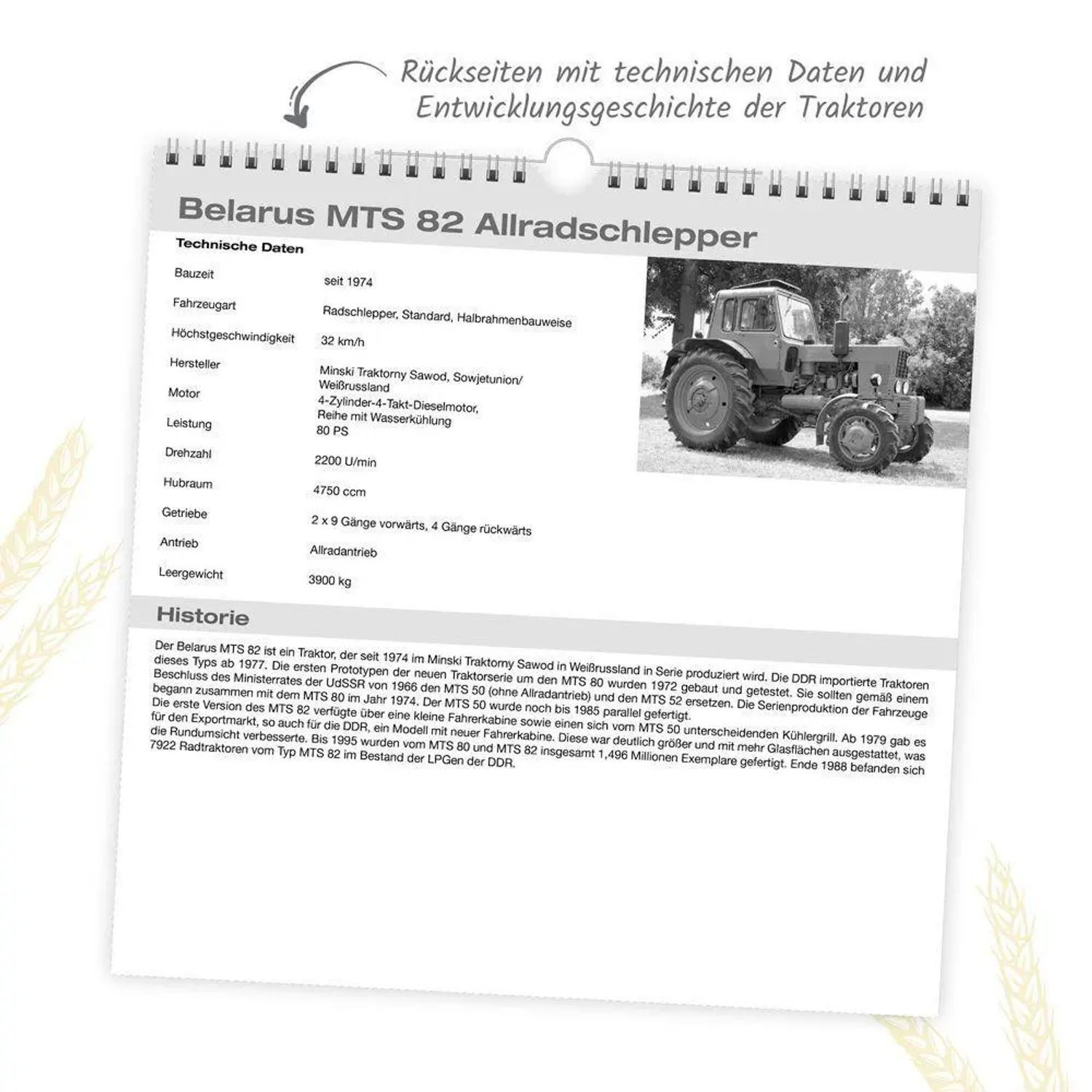 Trötsch Verlag Wandkalender TRÖTSCH - Technikkalender DDR-Traktoren 2027
