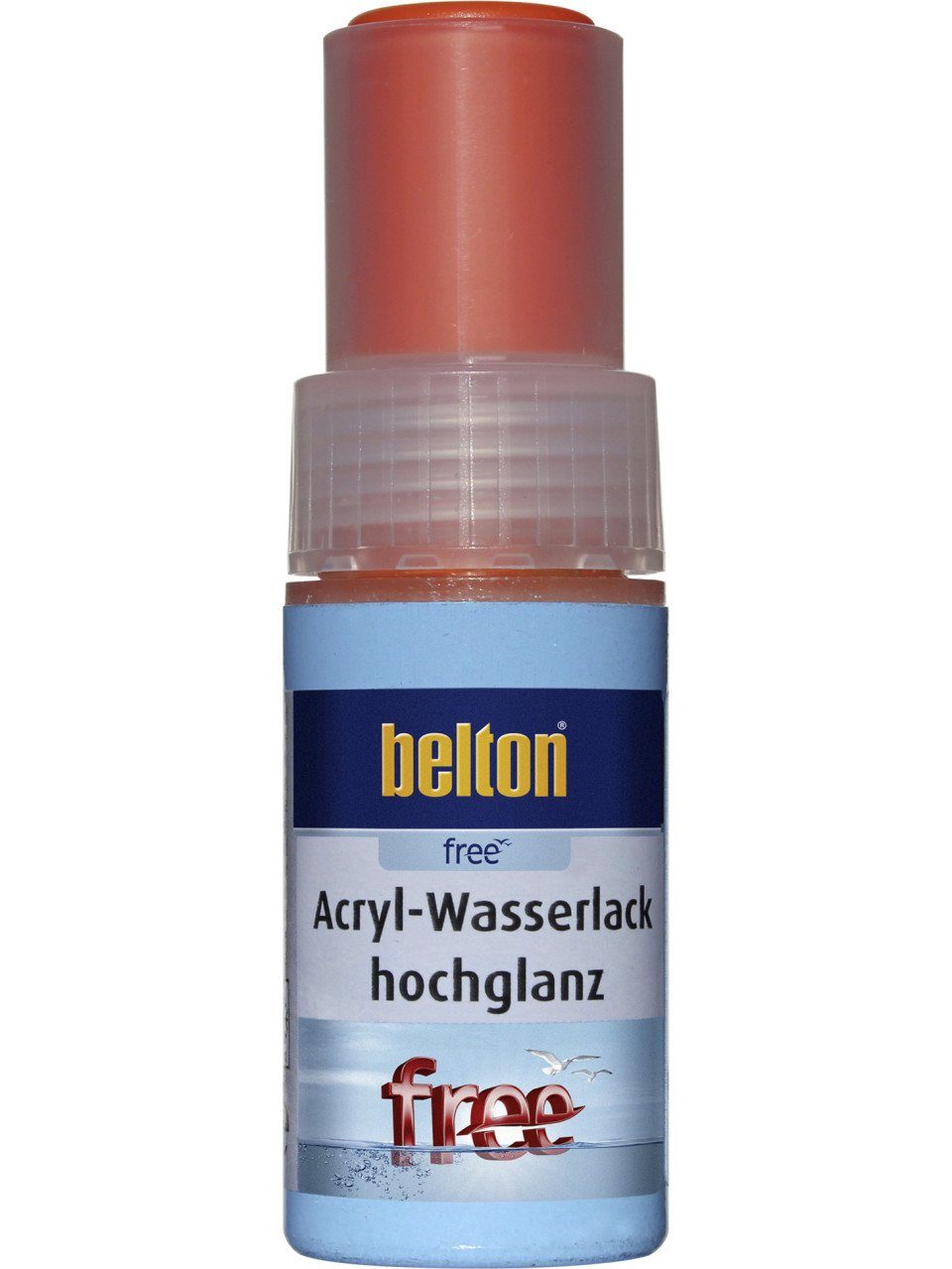 belton Acryl-Buntlack belton free Lackstift 9 ml reinorange hochglänzend
