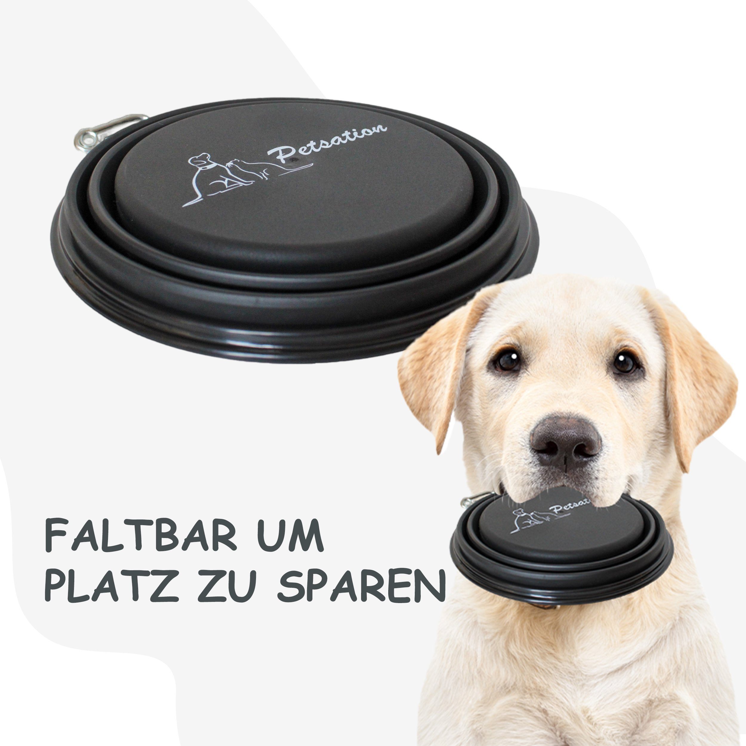 Petsation Reisenapf Hundenapf faltbar für unterwegs - Reisenapf Hund ideal für den Alltag