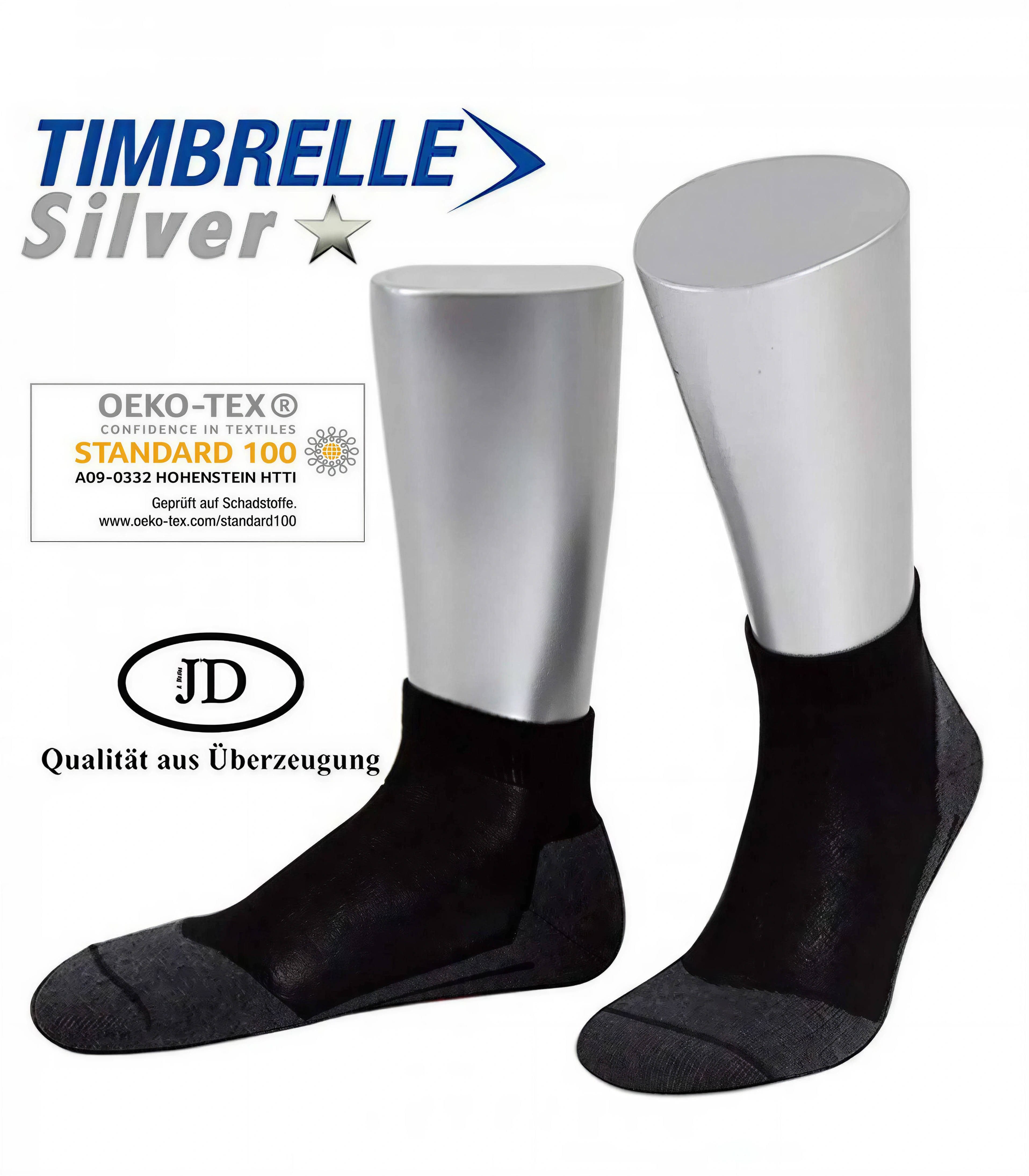 Basicsocken mit Silberionen