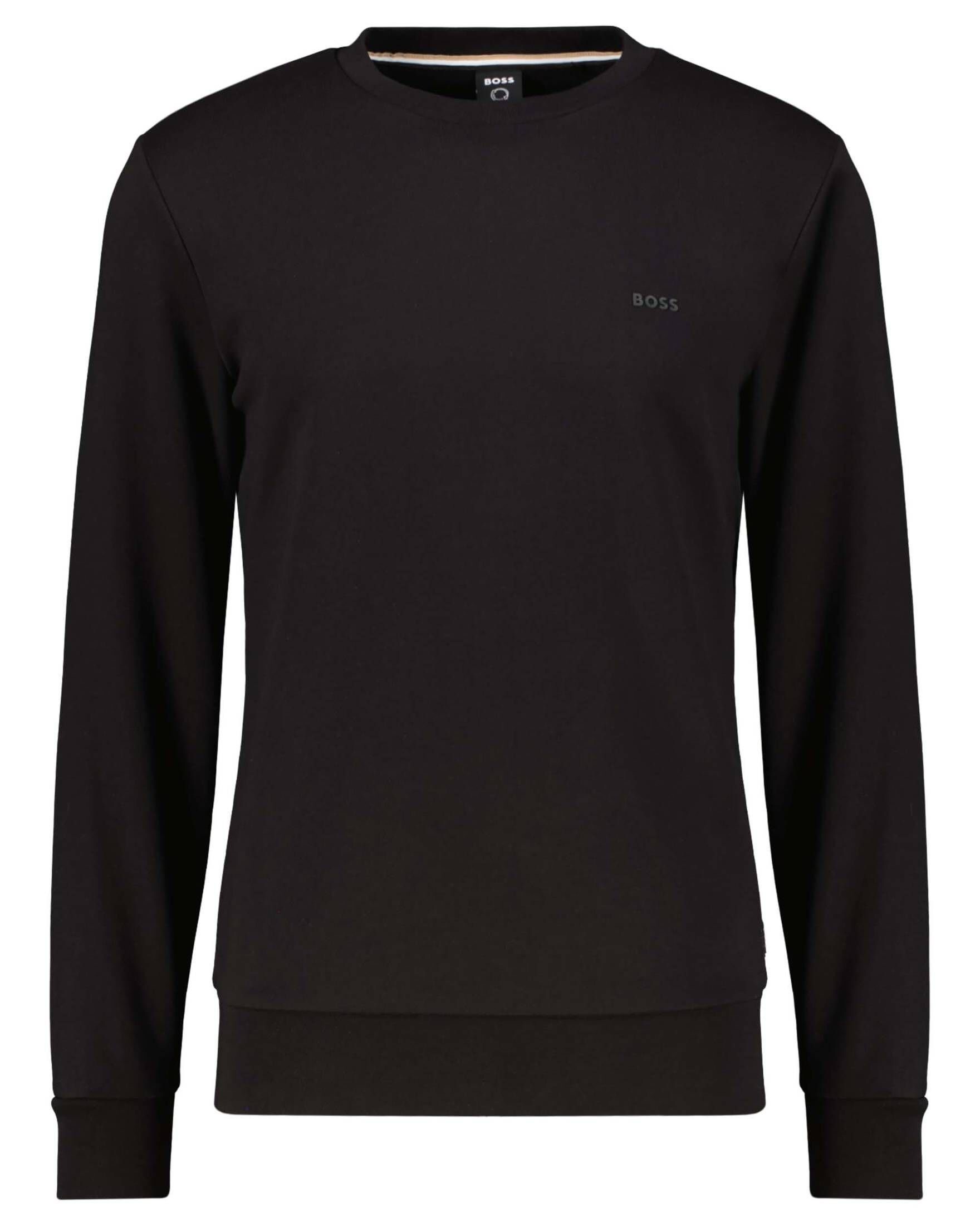 BOSS Sweatshirt Herren schwarz Fit STADLER (15) (1-tlg) Regular Sweatshirt 92